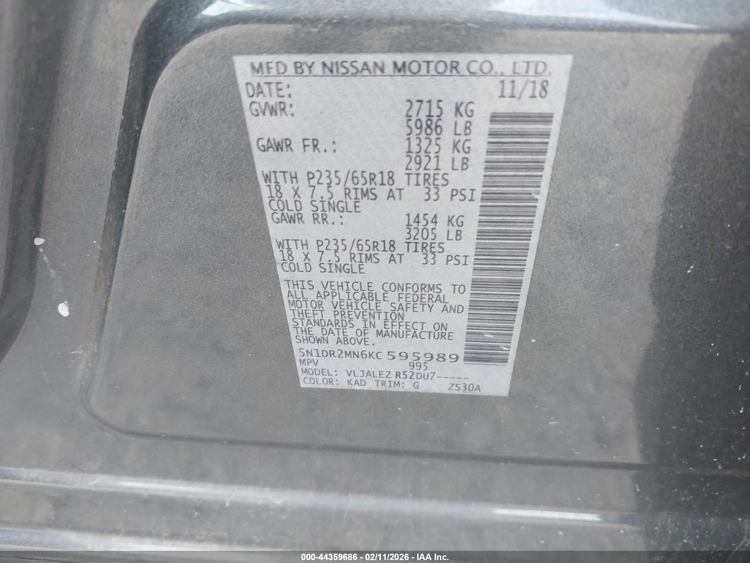 NISSAN PATHFINDER image 9