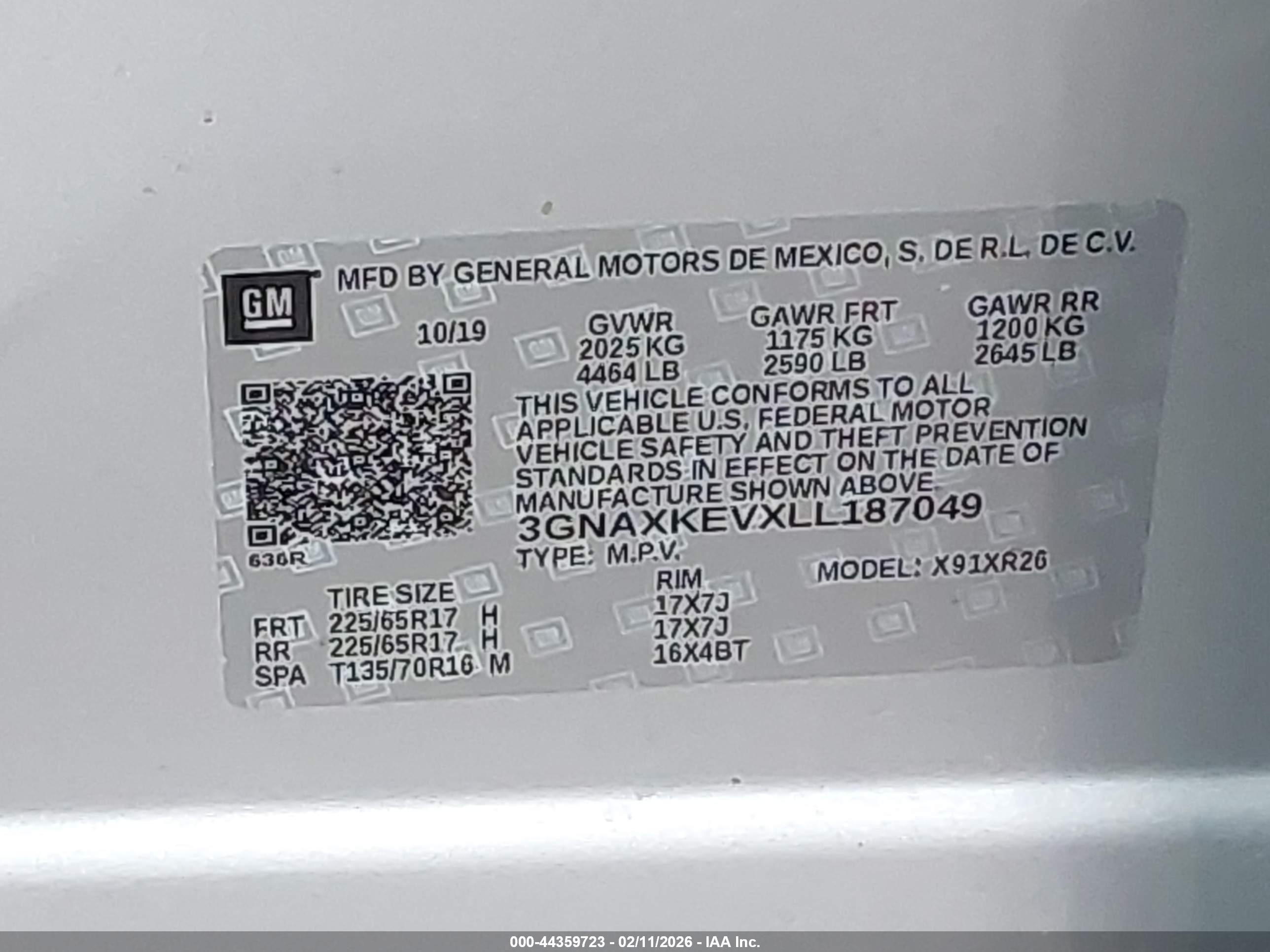 CHEVROLET EQUINOX image 9