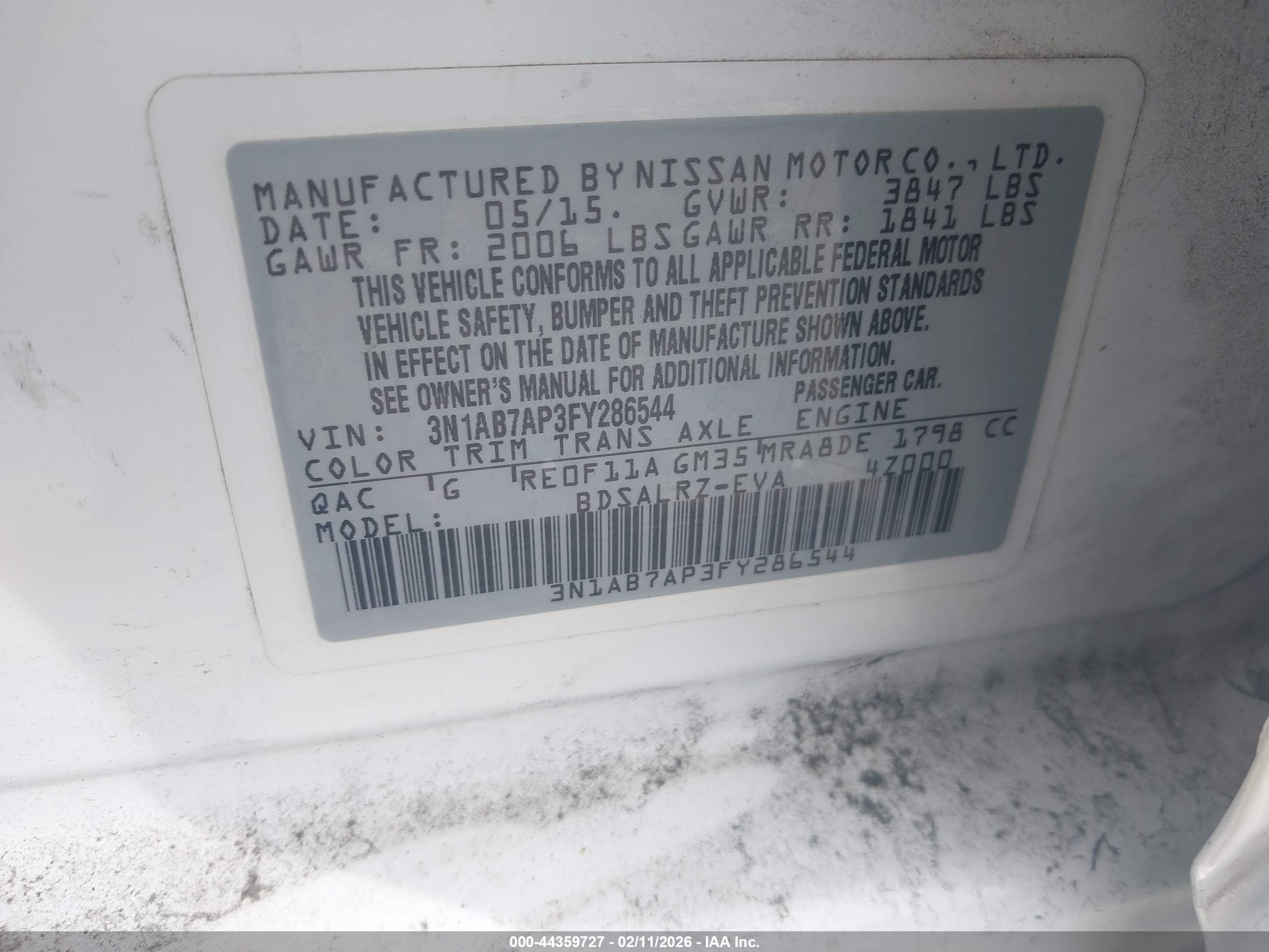 NISSAN SENTRA image 9