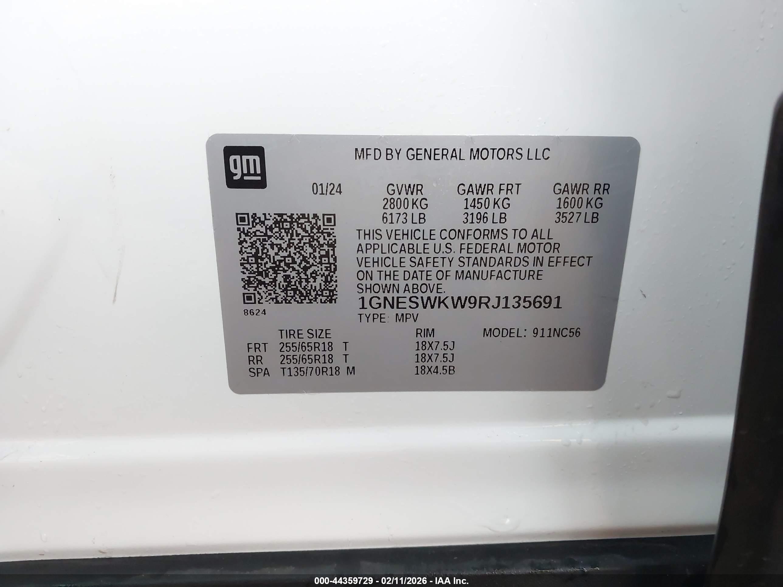 CHEVROLET TRAVERSE image 9