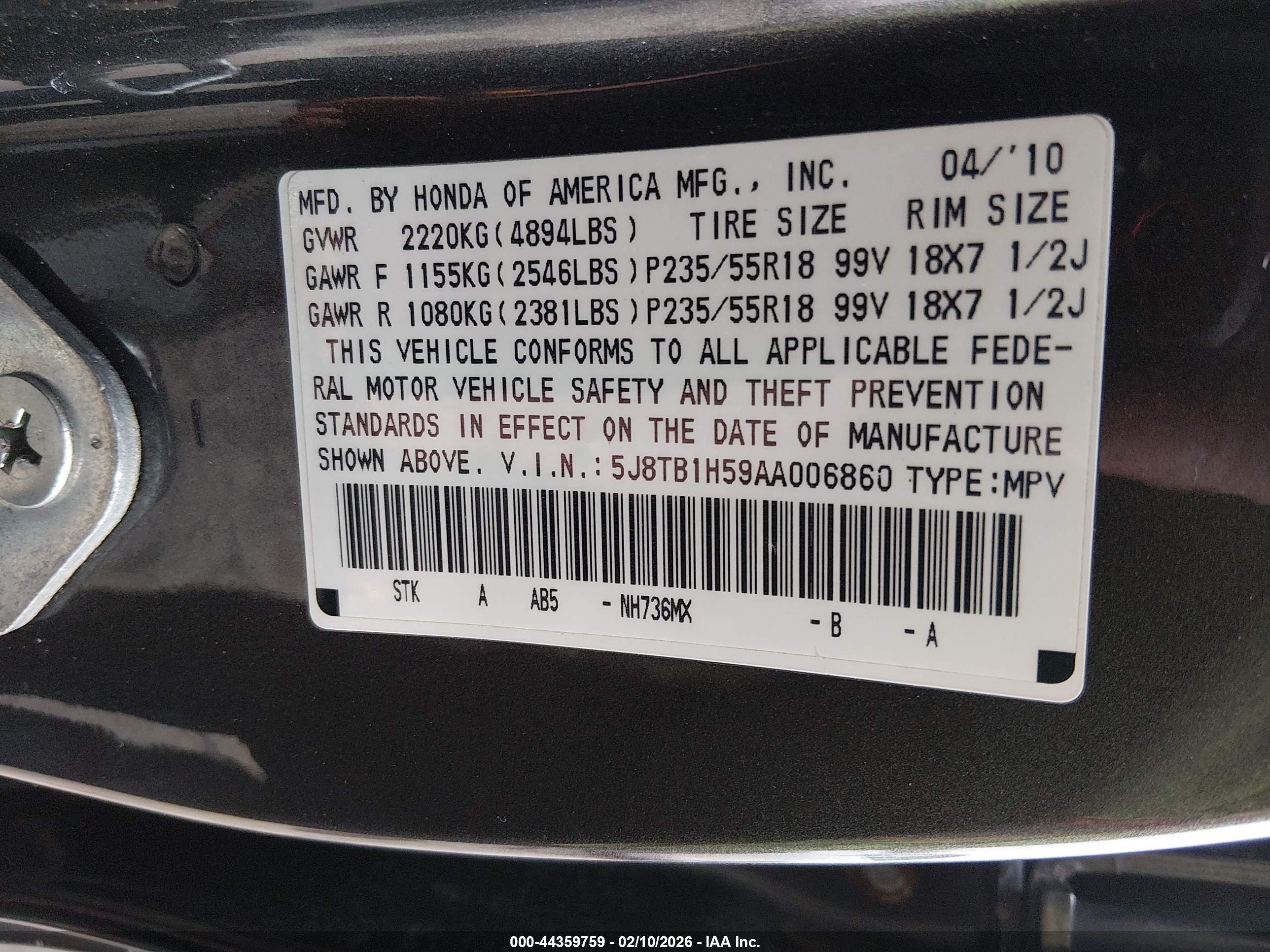 ACURA RDX image 9