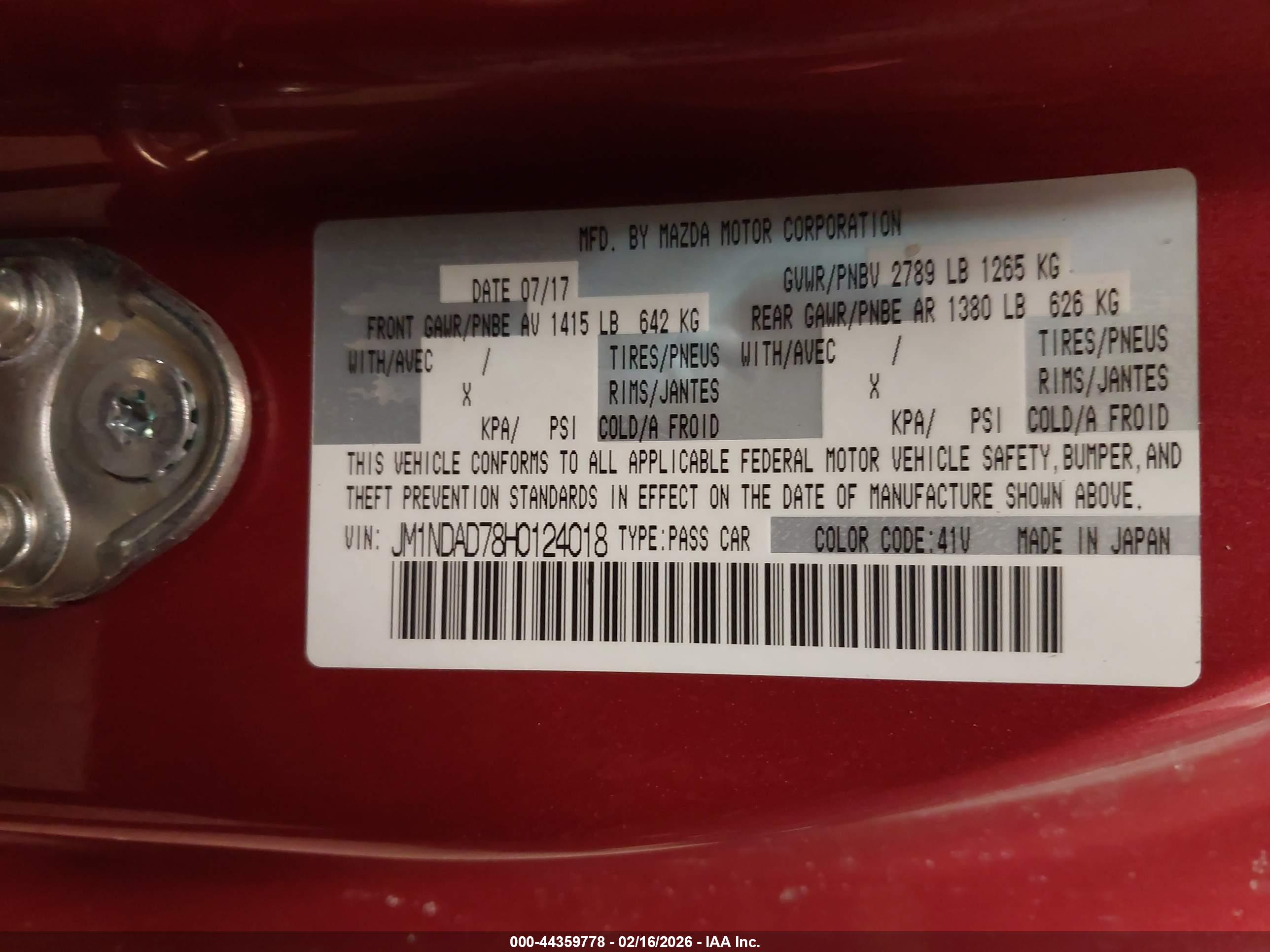 MAZDA MX-5 image 9