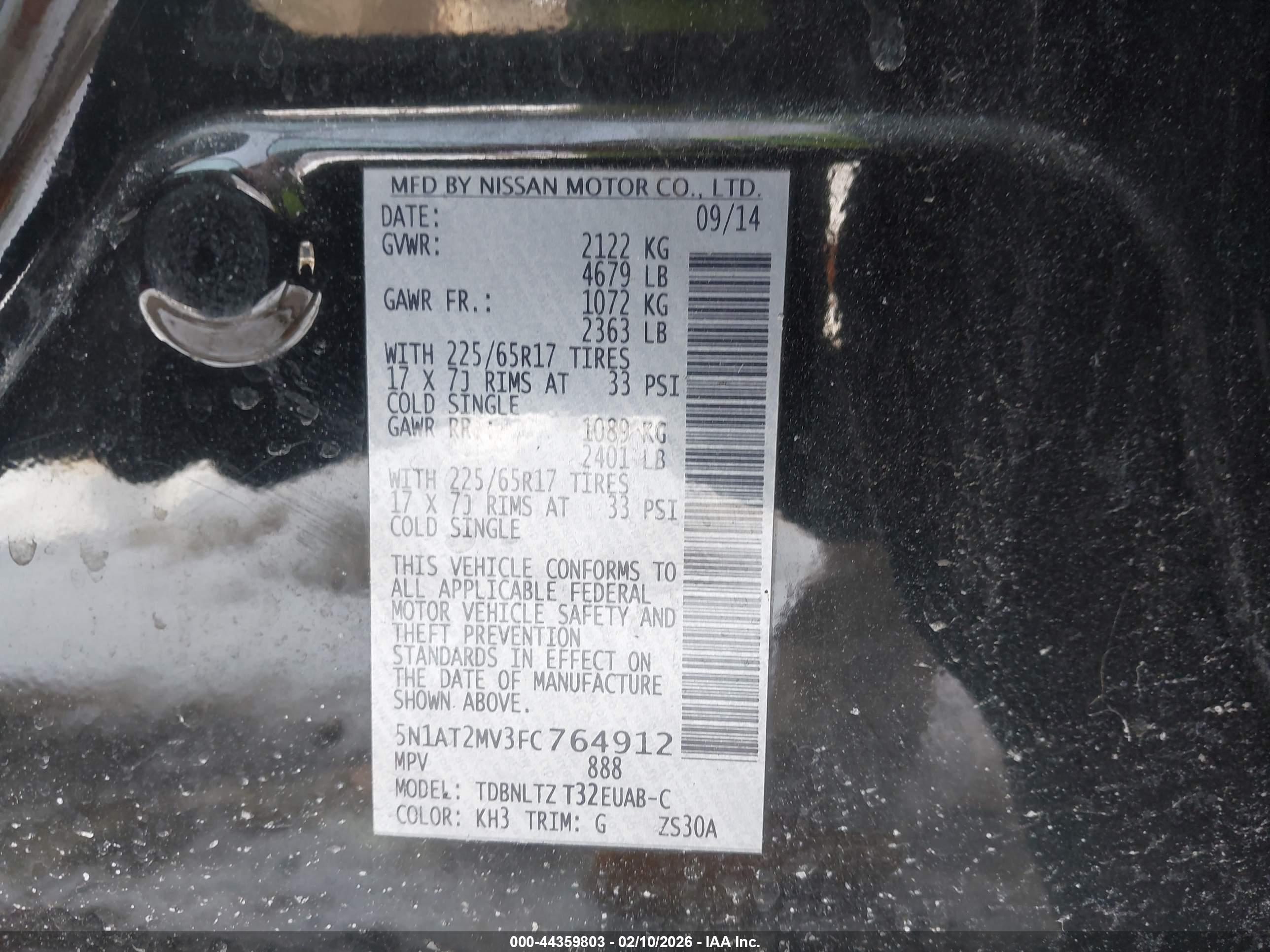 NISSAN ROGUE image 9