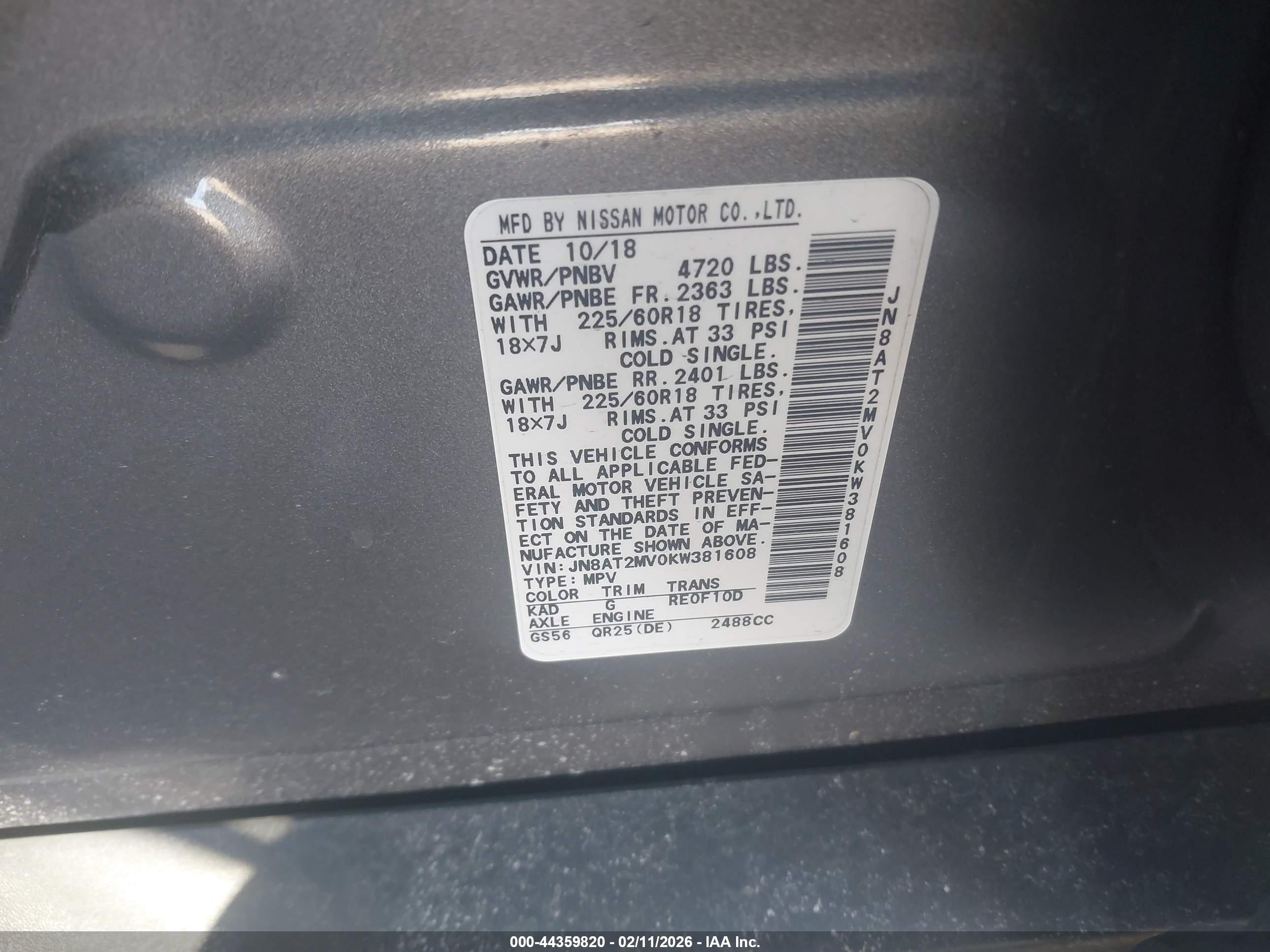 NISSAN ROGUE image 9