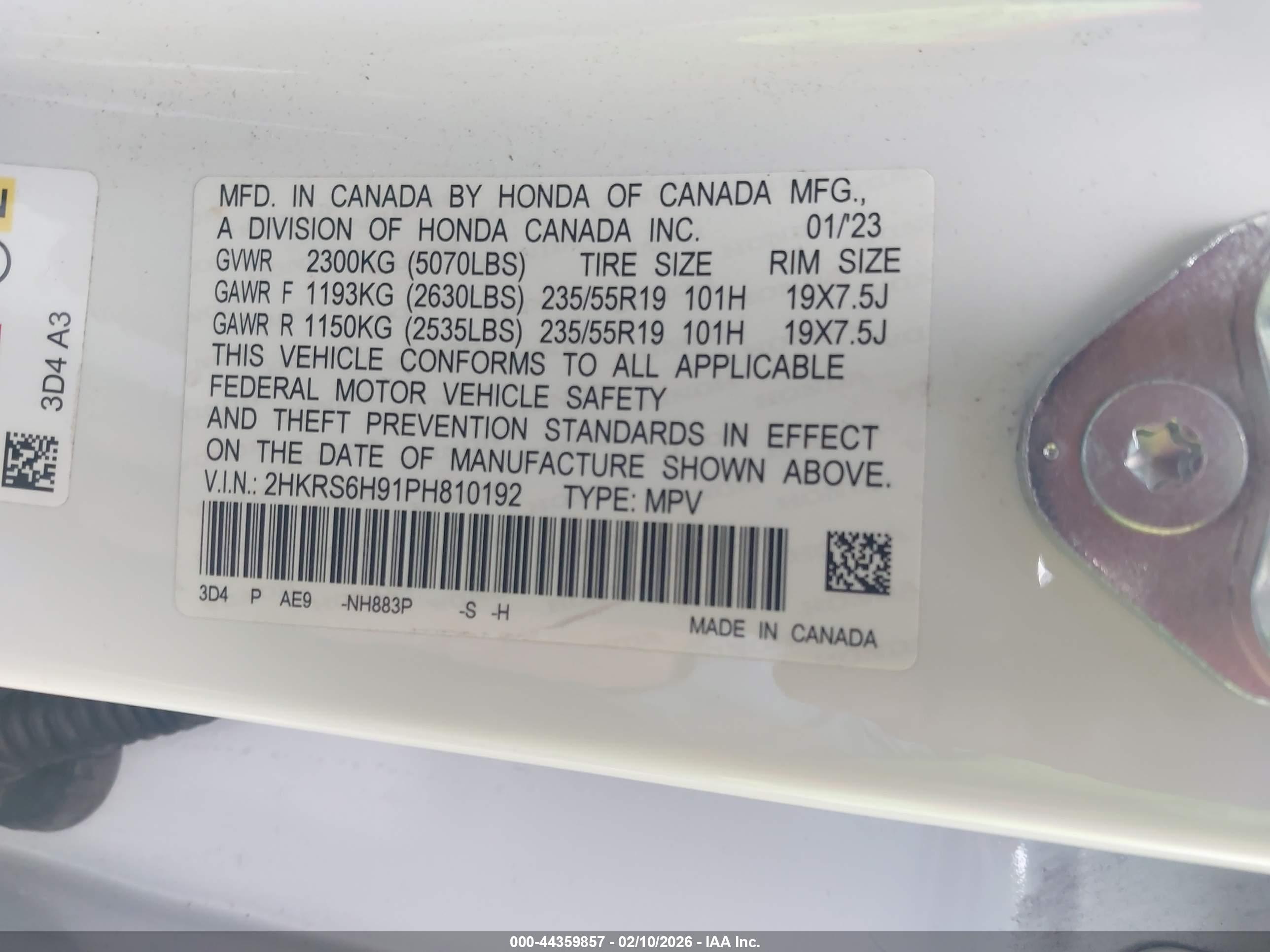 HONDA CR-V image 9