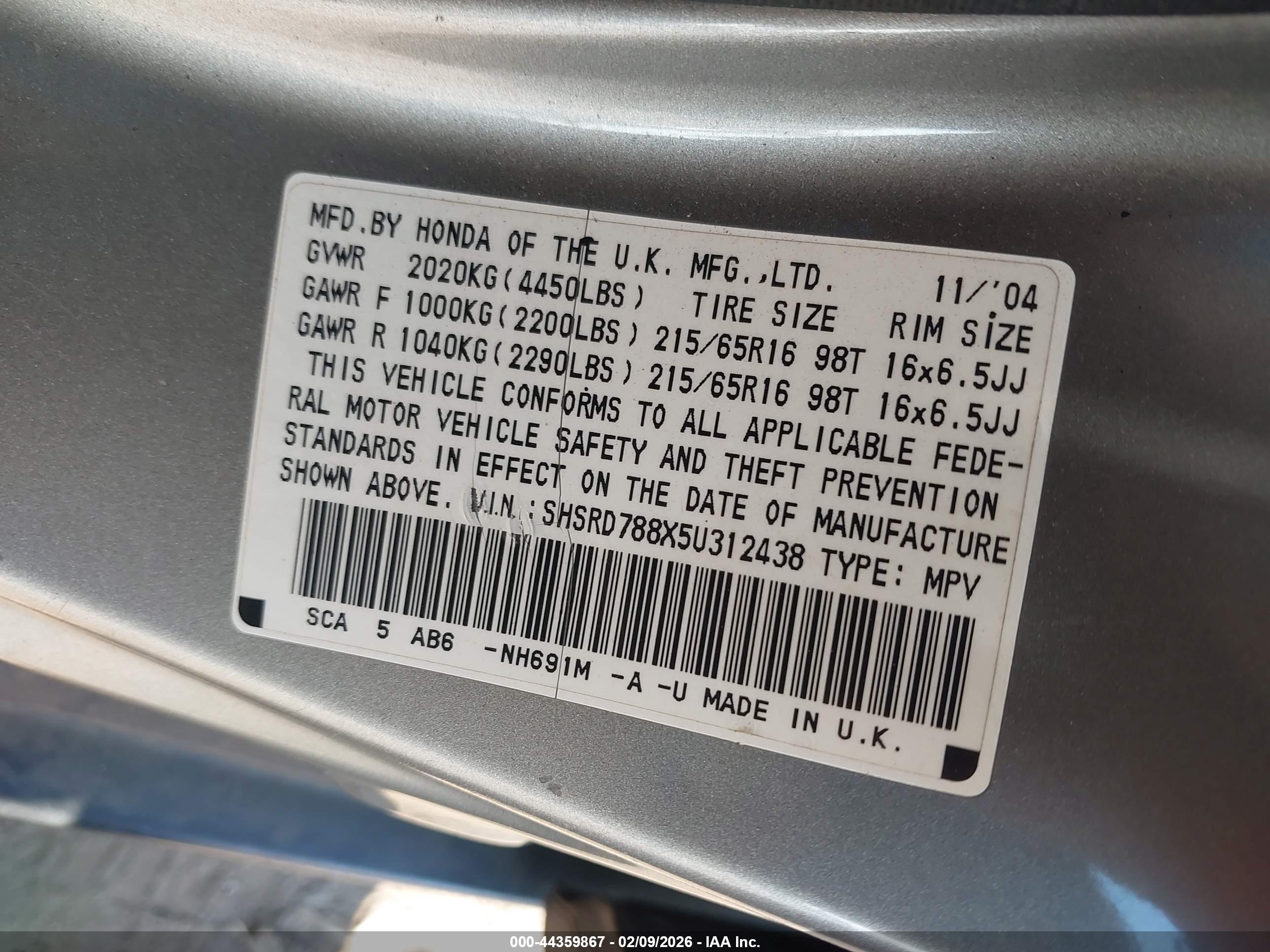 HONDA CR-V image 9