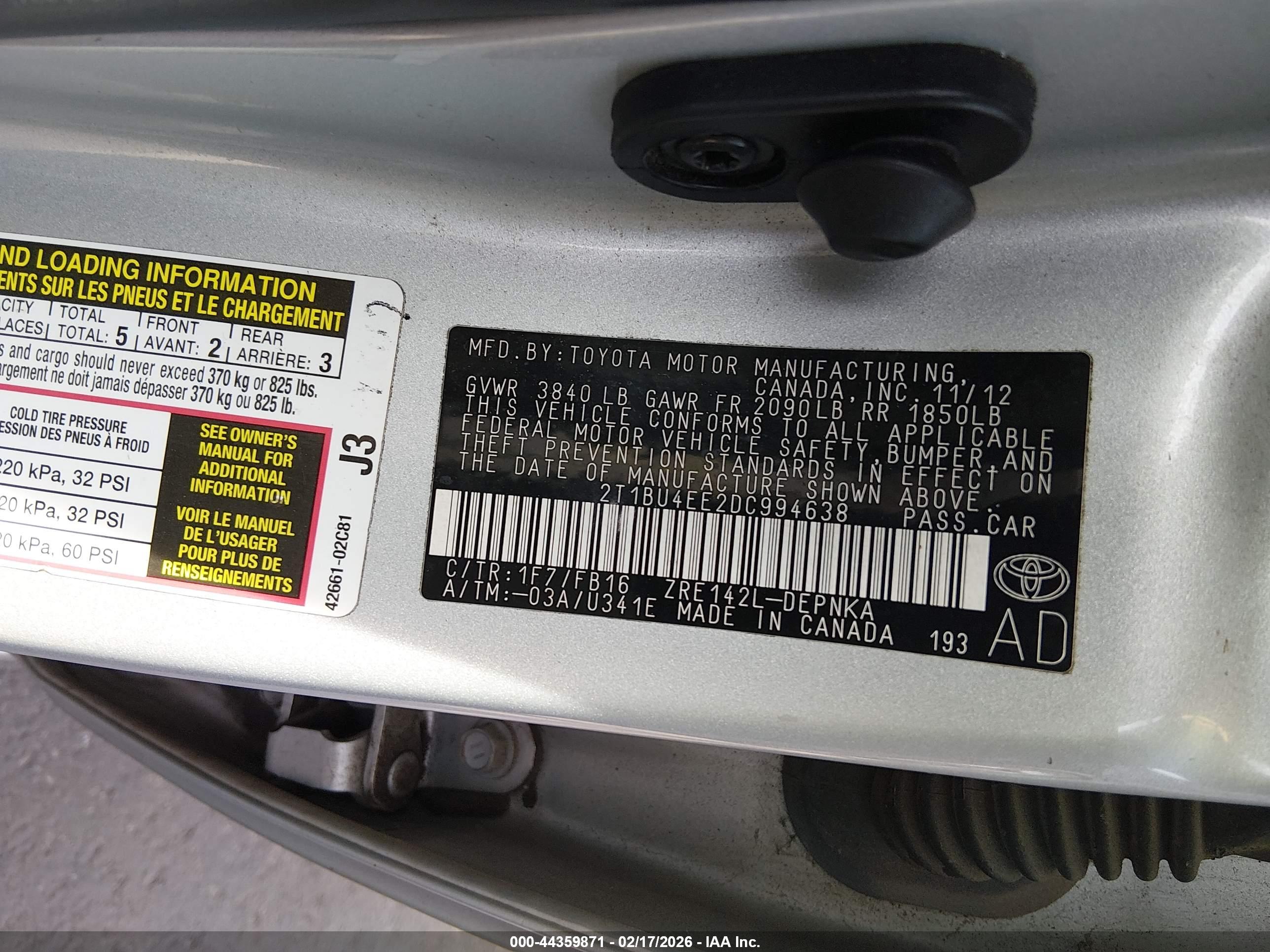 TOYOTA COROLLA image 9