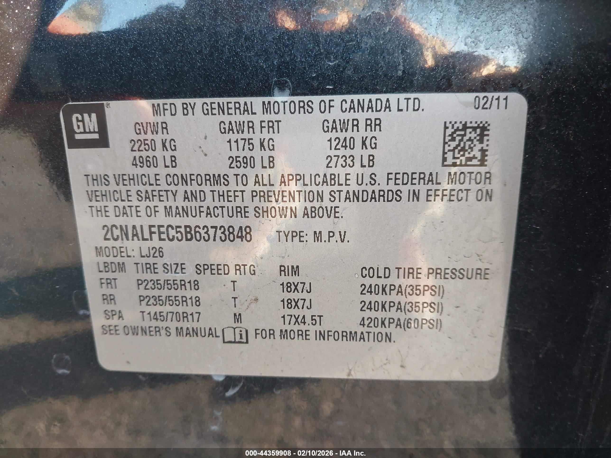 CHEVROLET EQUINOX image 9