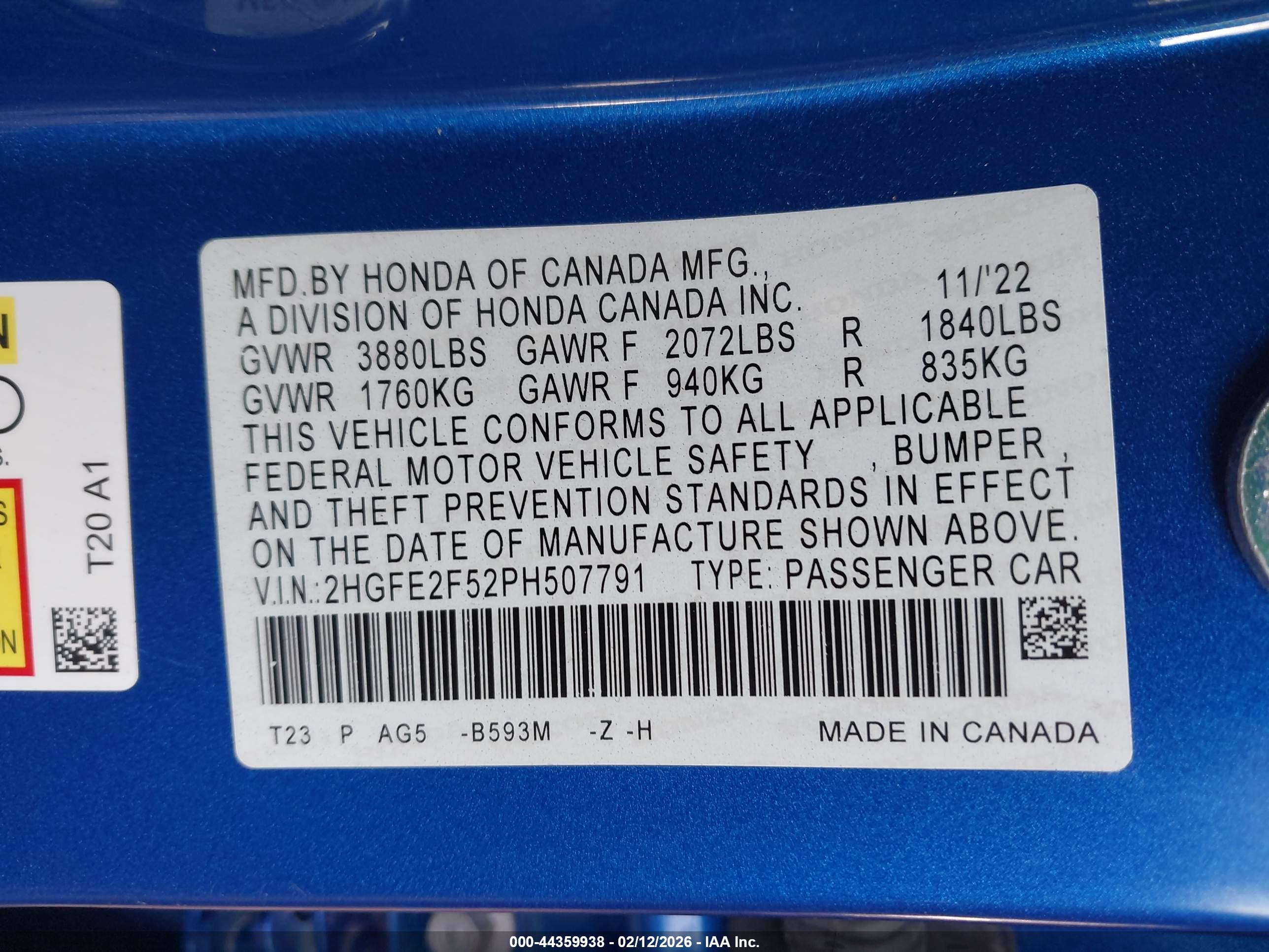 HONDA CIVIC image 9