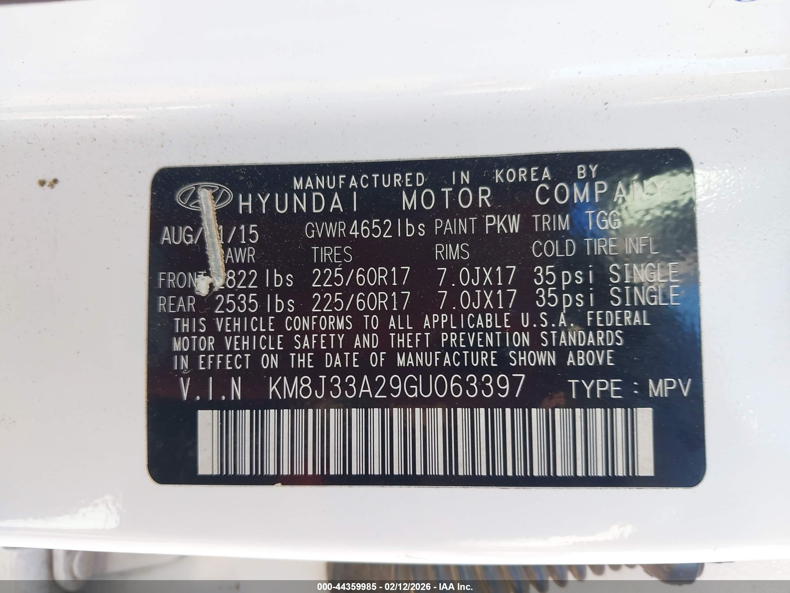 HYUNDAI TUCSON image 9