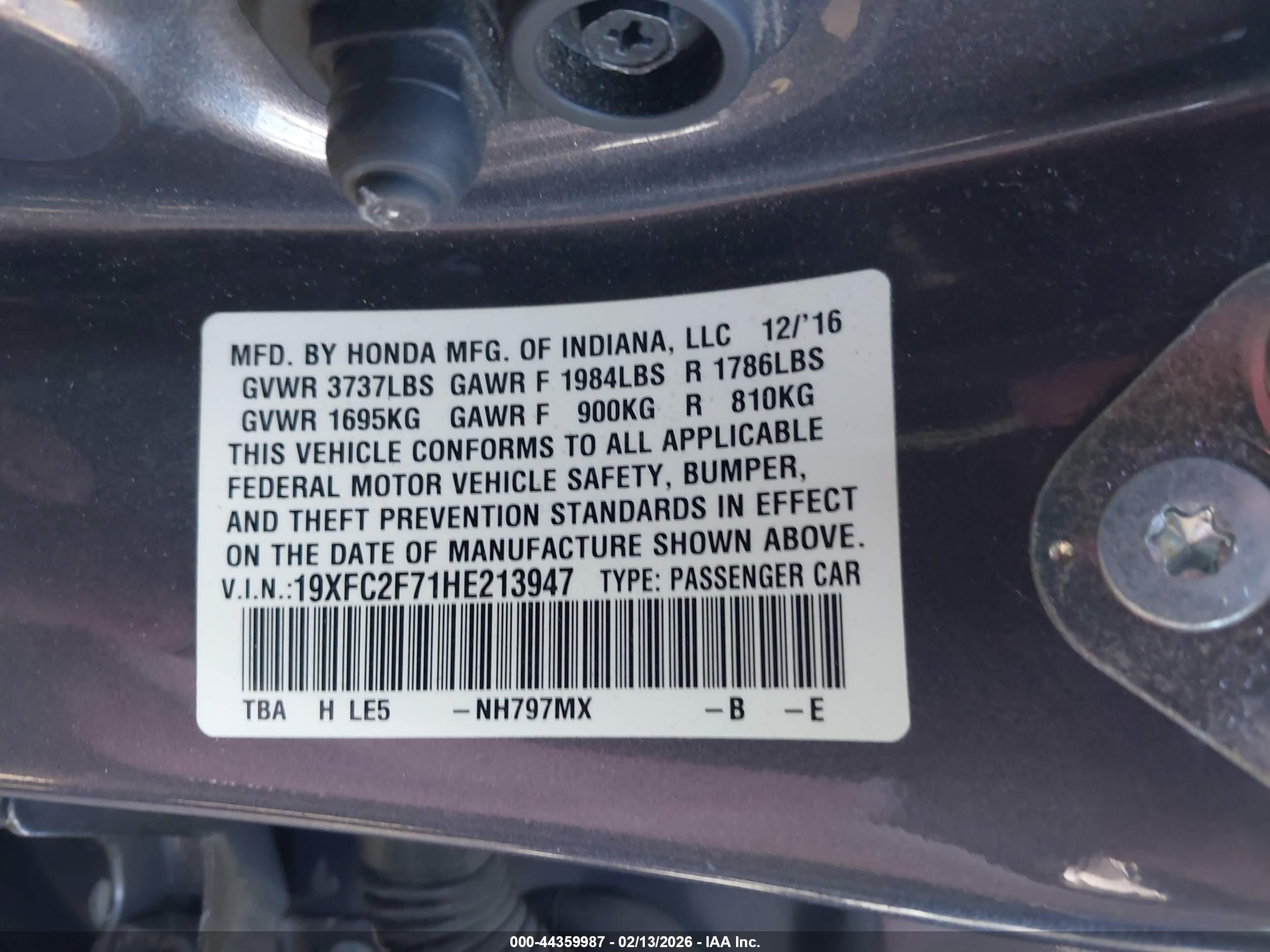 HONDA CIVIC image 9