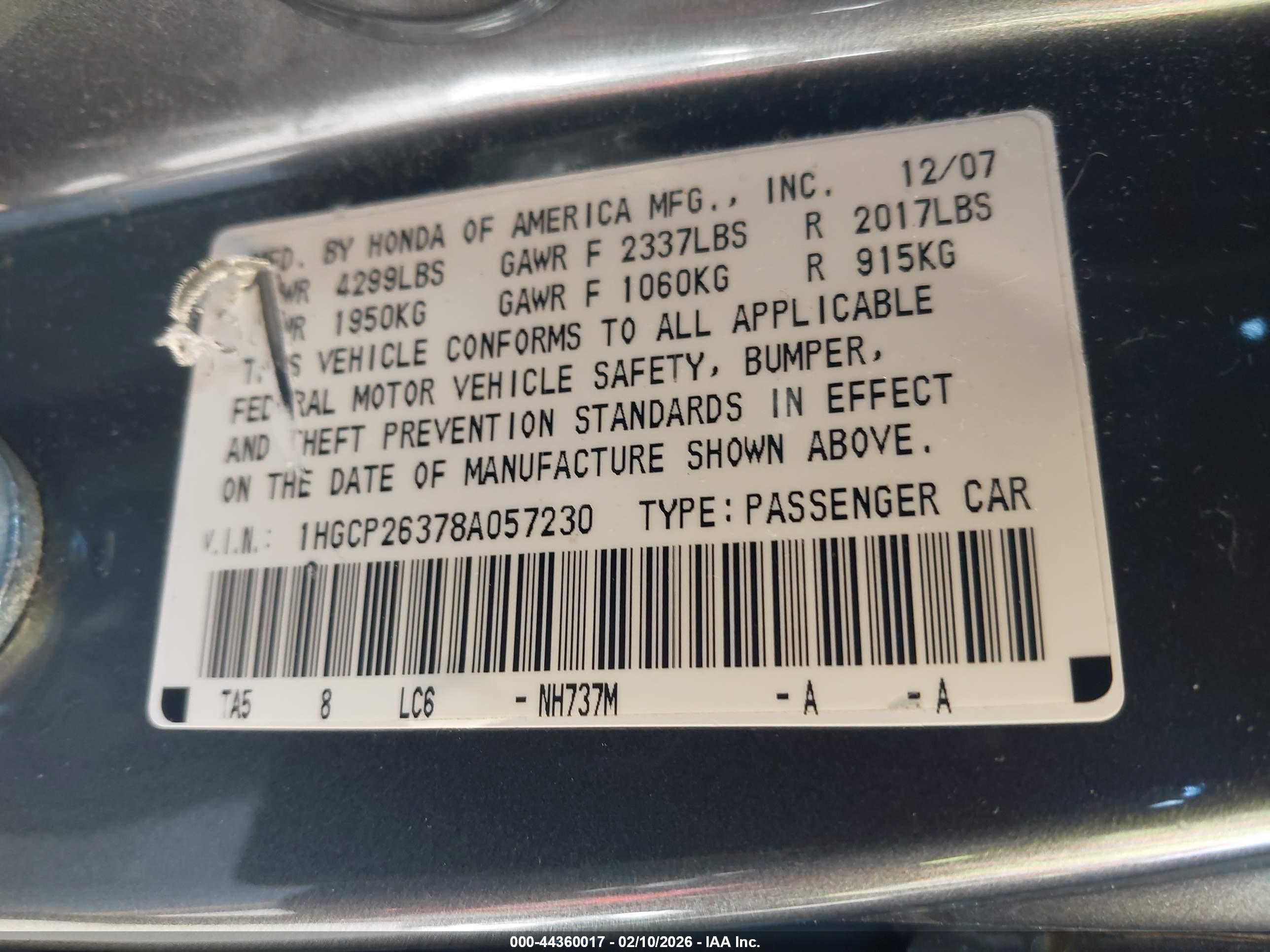 HONDA ACCORD image 9