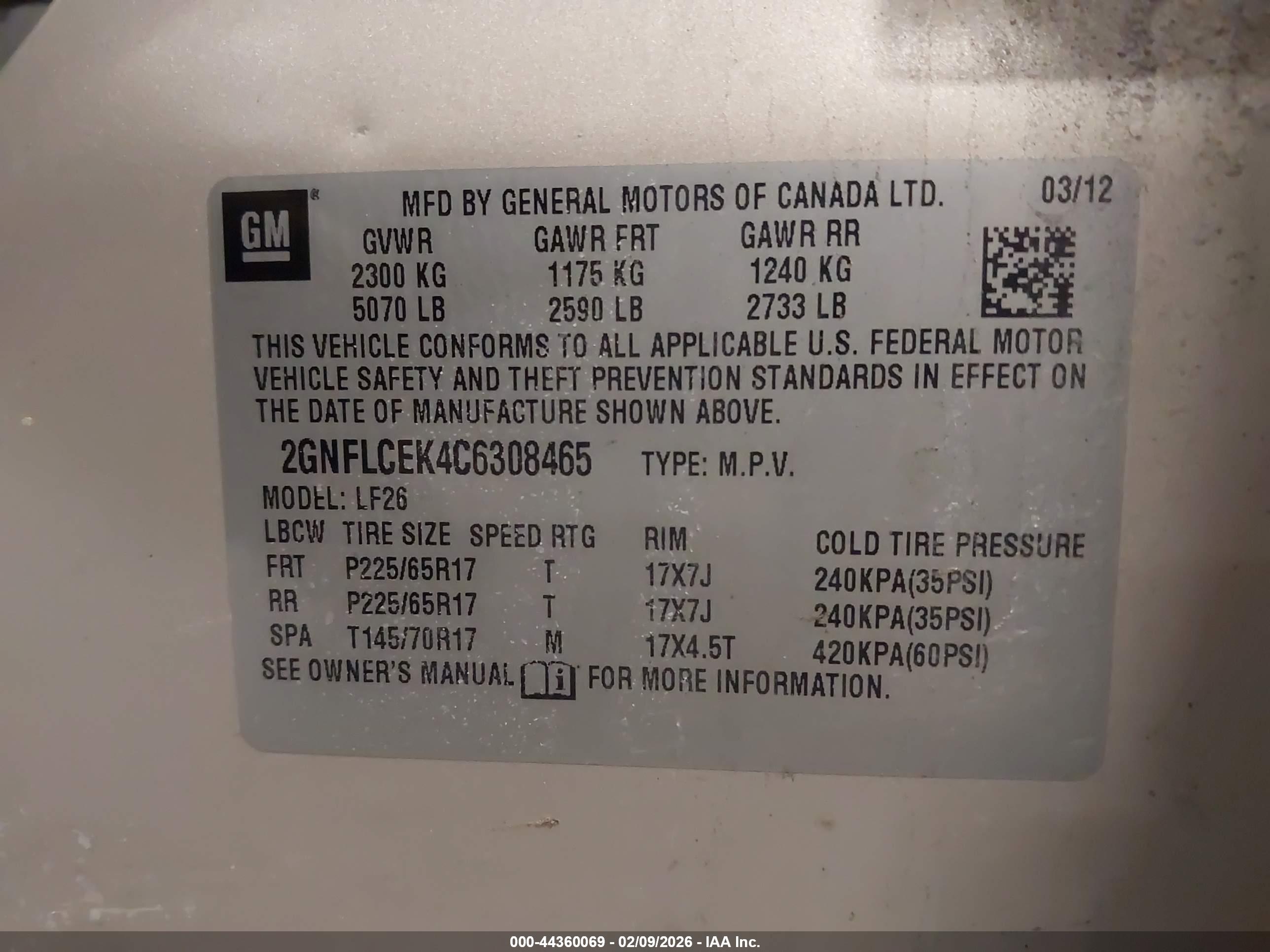 CHEVROLET EQUINOX image 9
