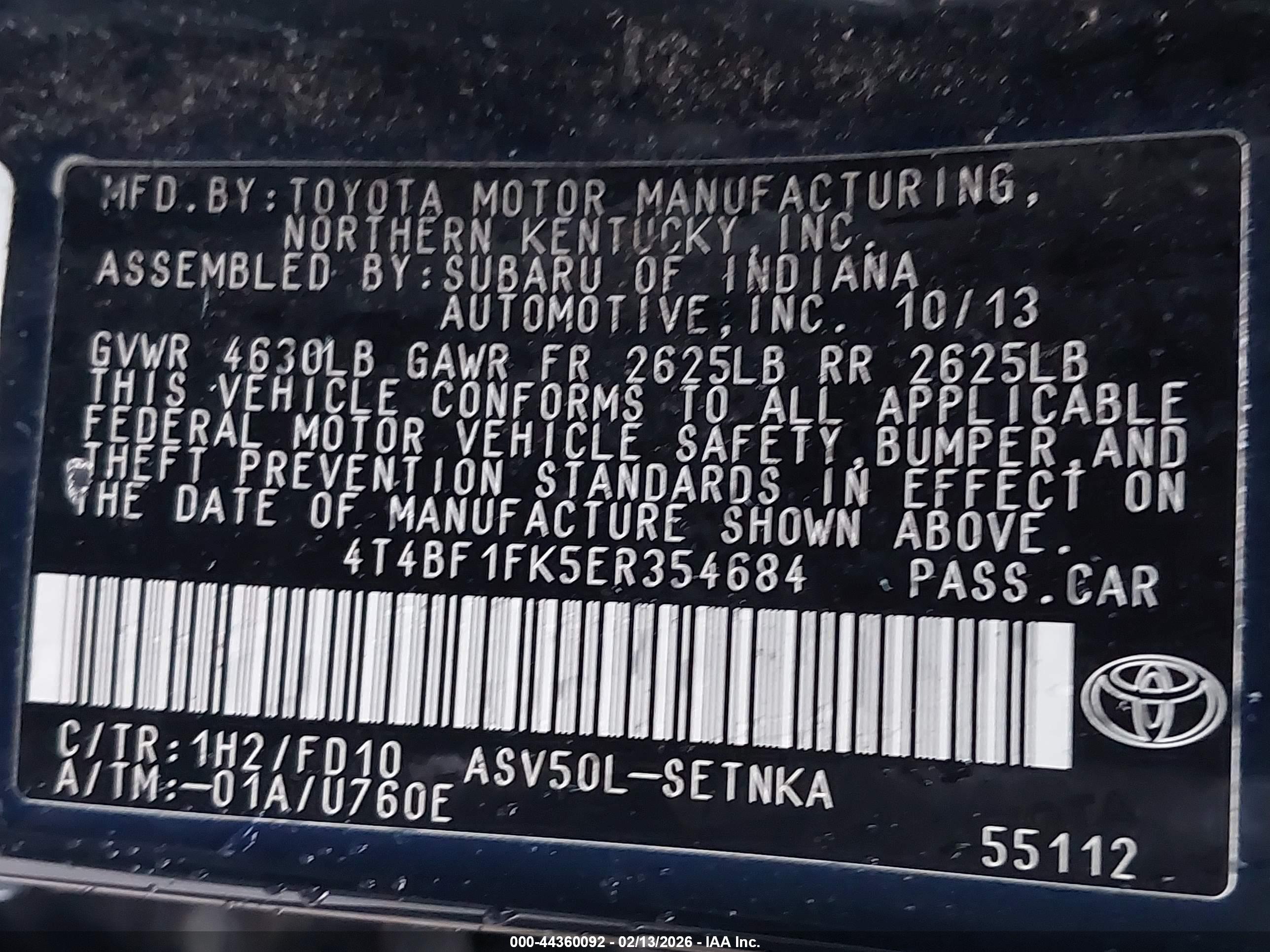 TOYOTA CAMRY image 9