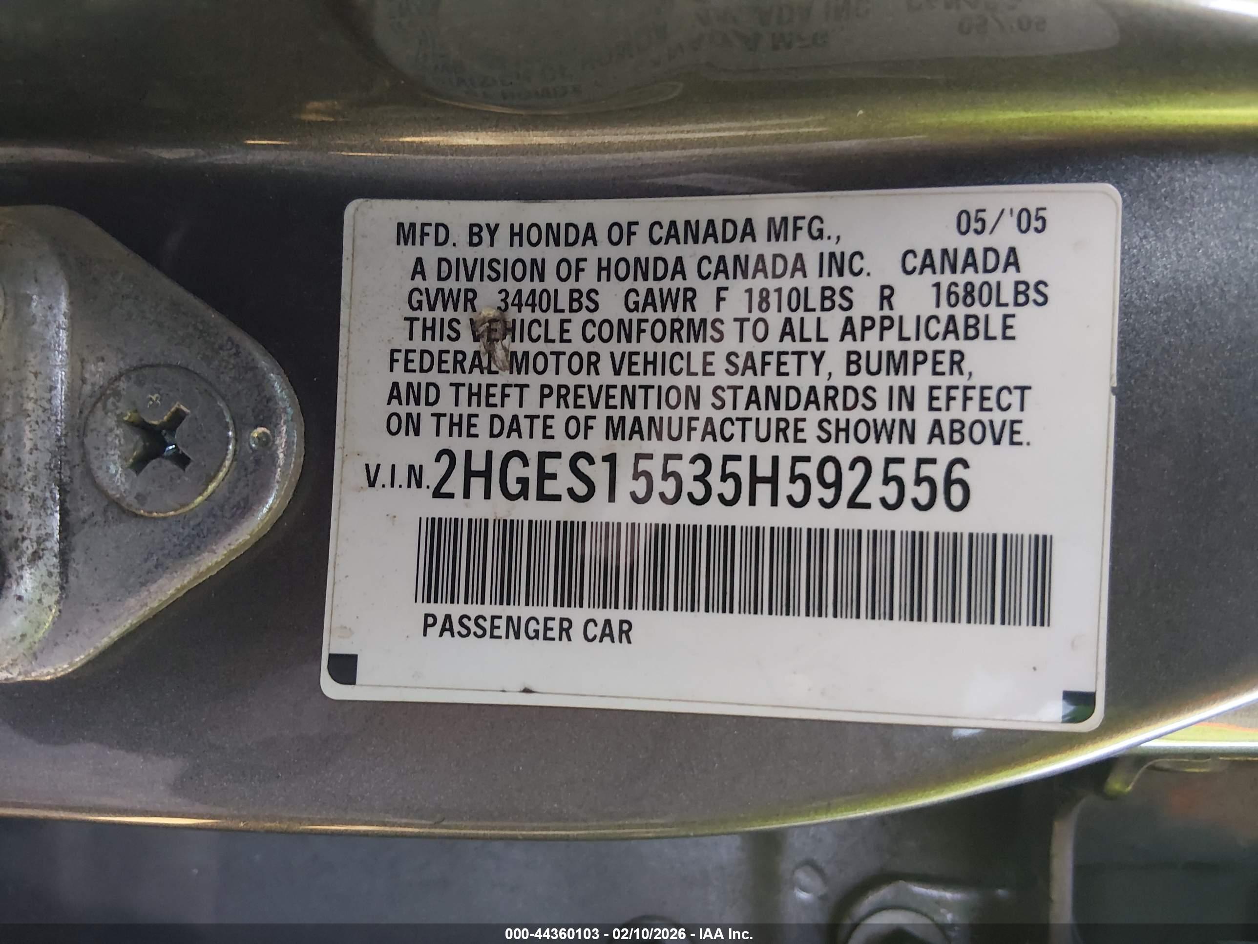 HONDA CIVIC image 9