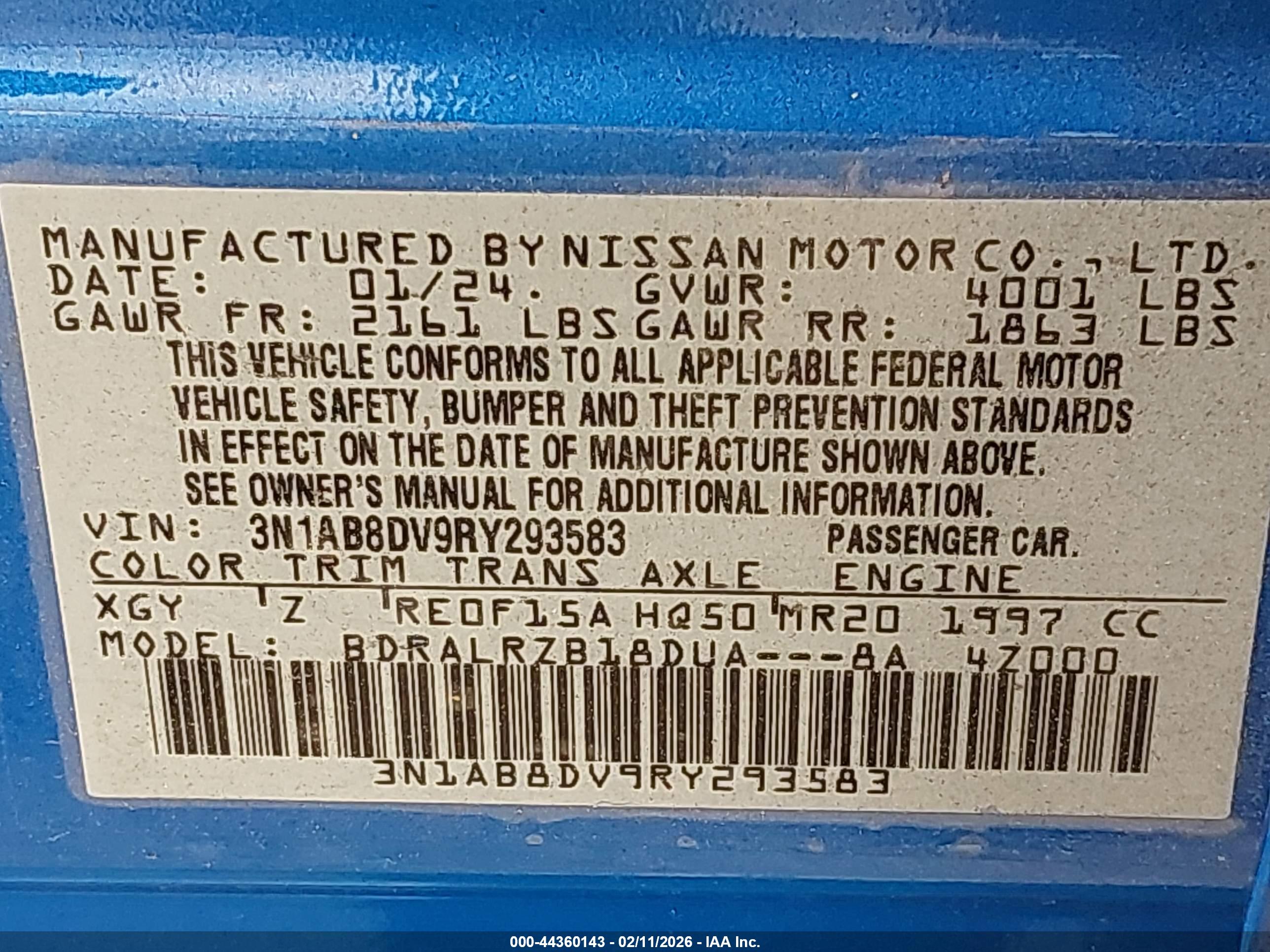 NISSAN SENTRA image 9