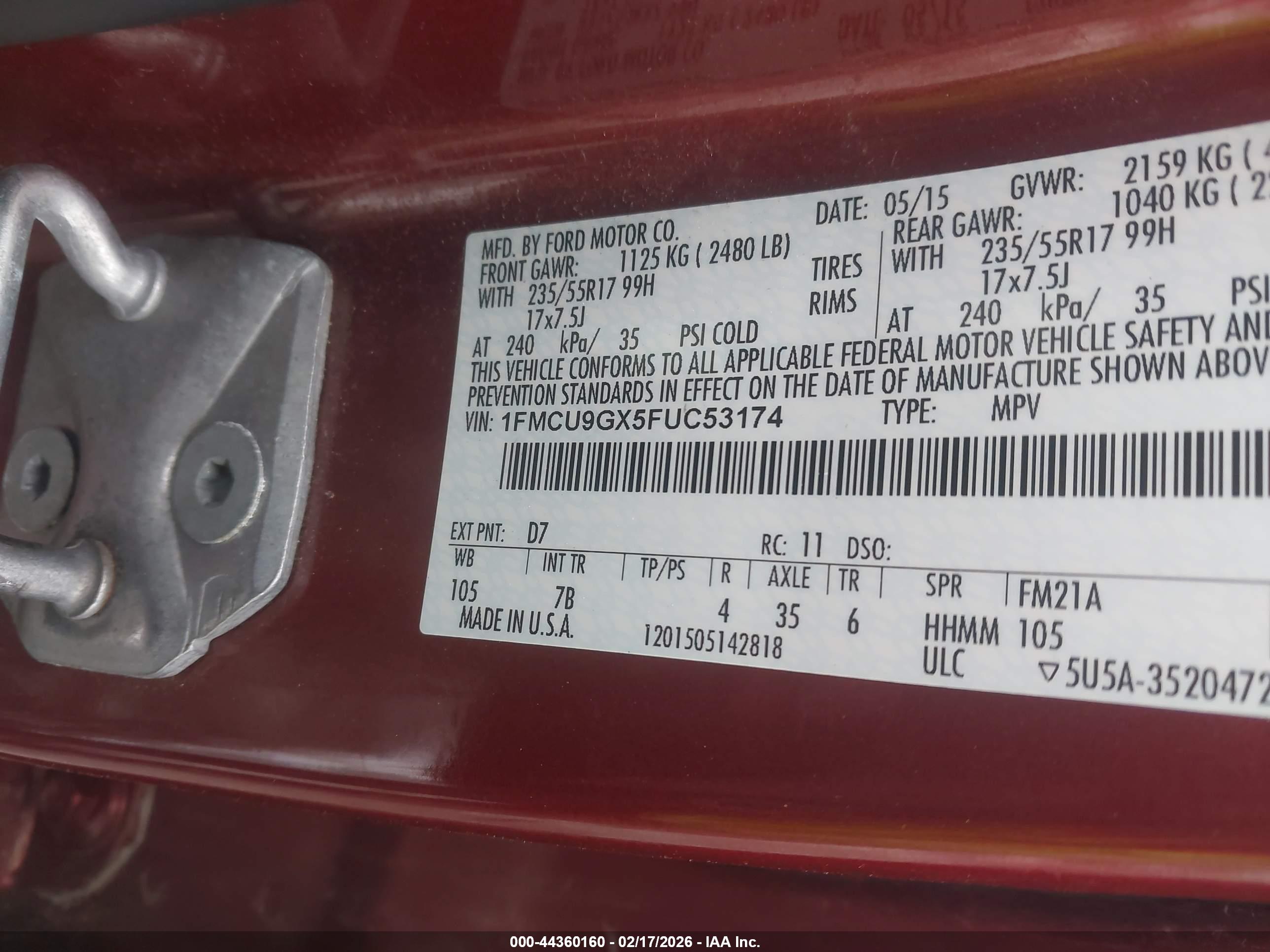 FORD ESCAPE image 9