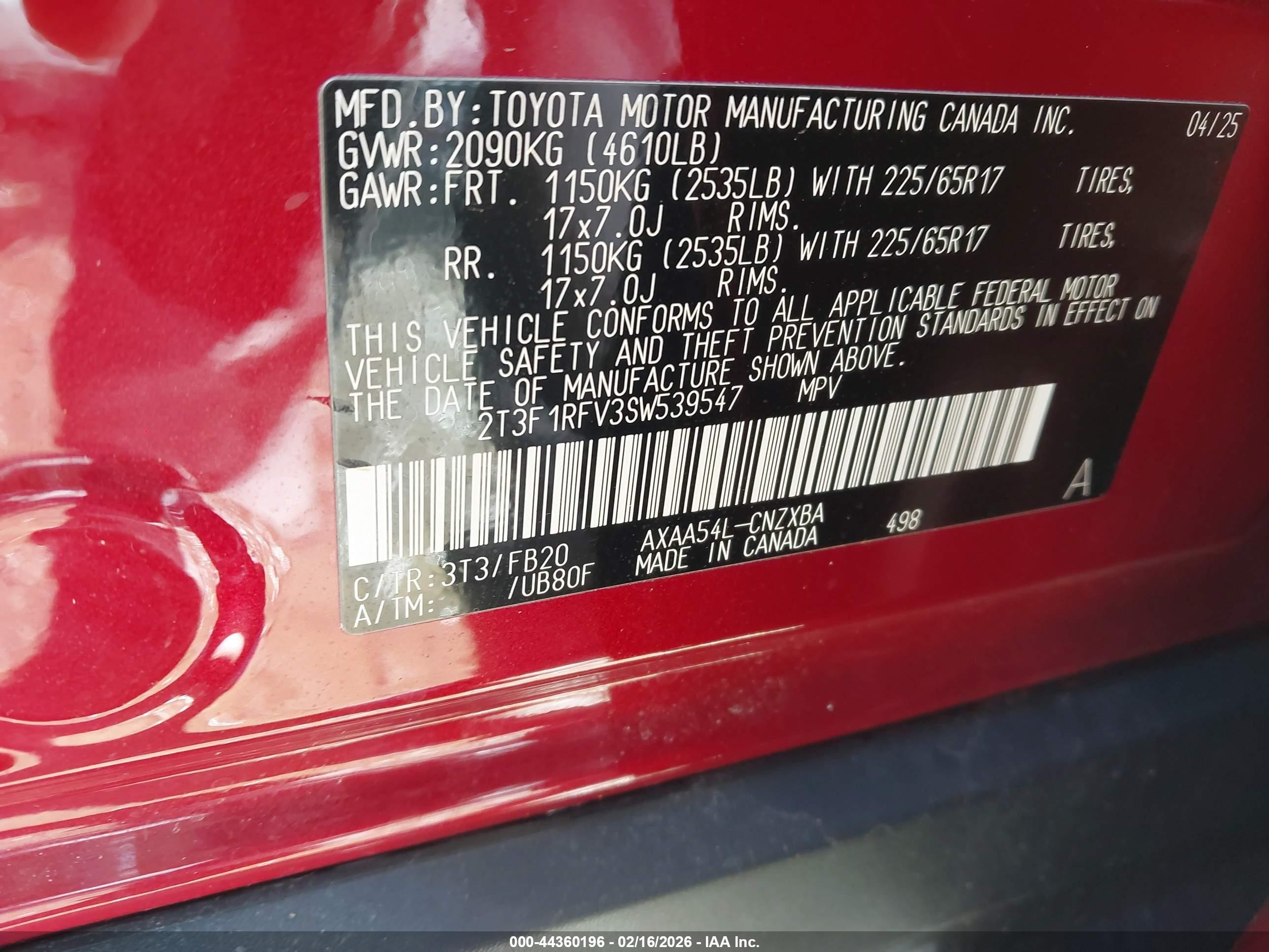 TOYOTA RAV4 image 9
