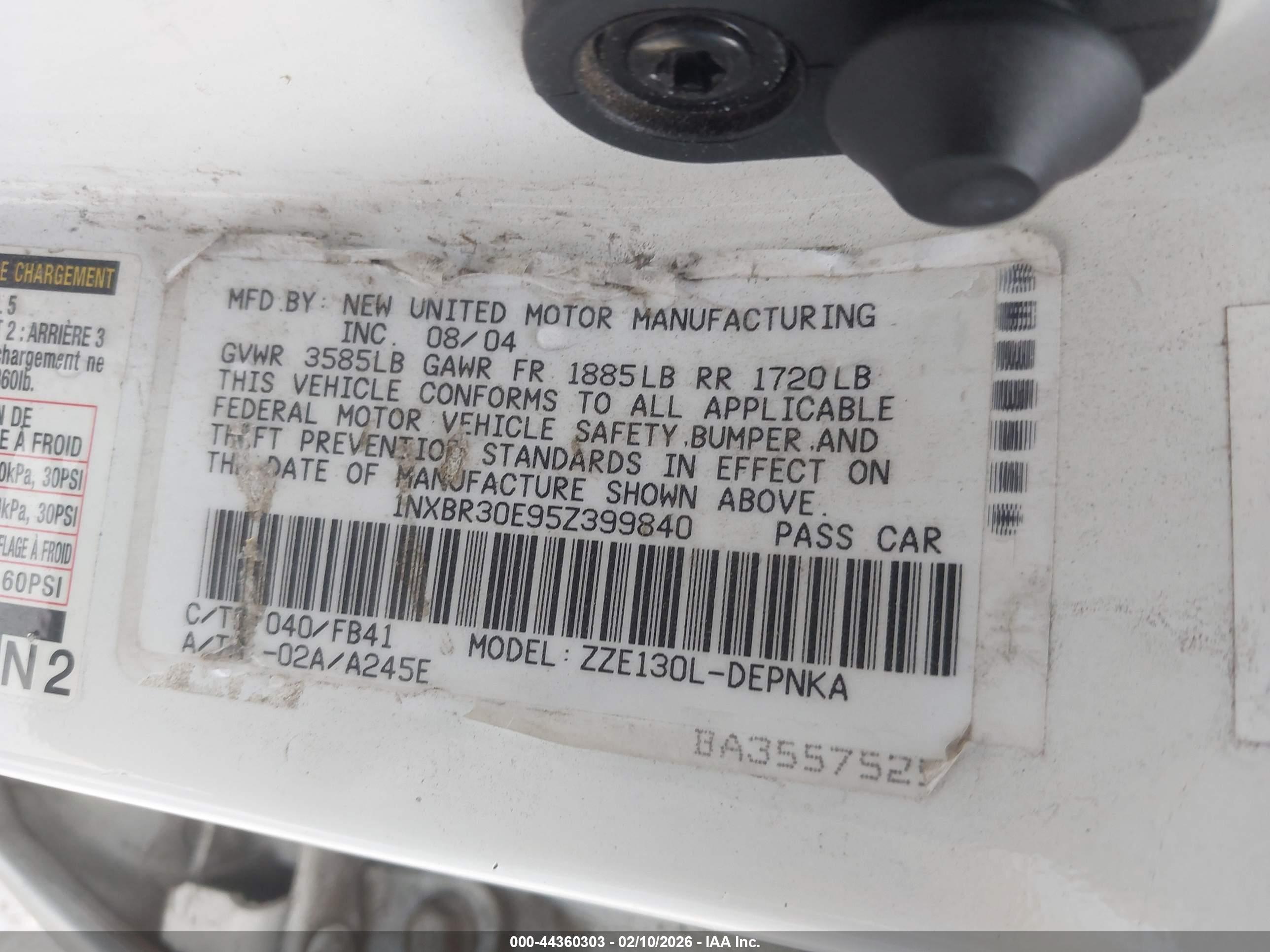 TOYOTA COROLLA image 9