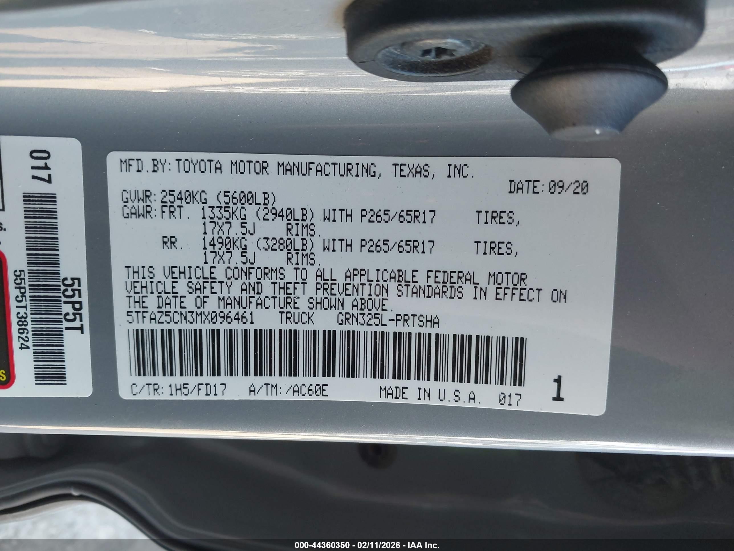 TOYOTA TACOMA image 9