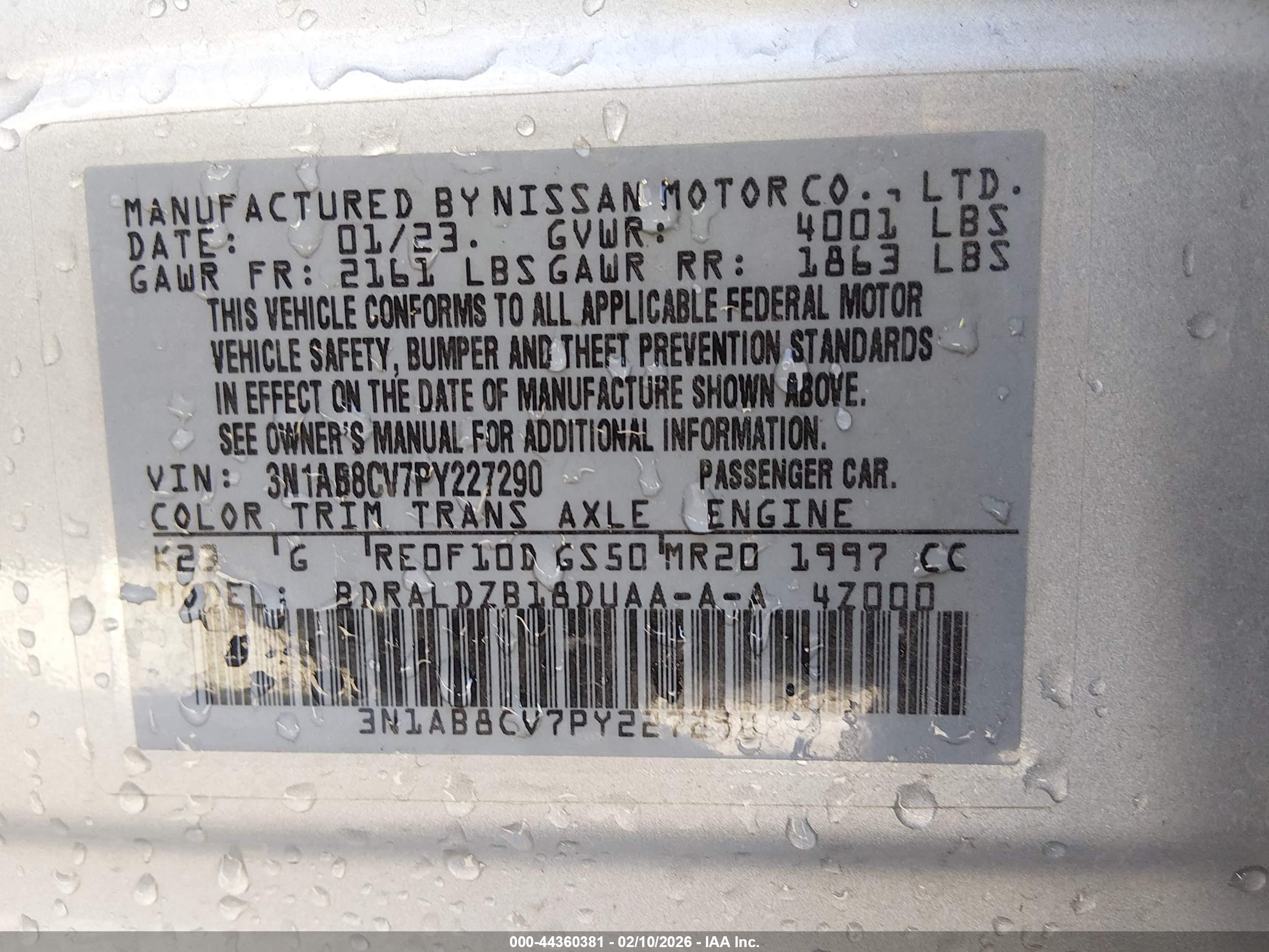 NISSAN SENTRA image 9