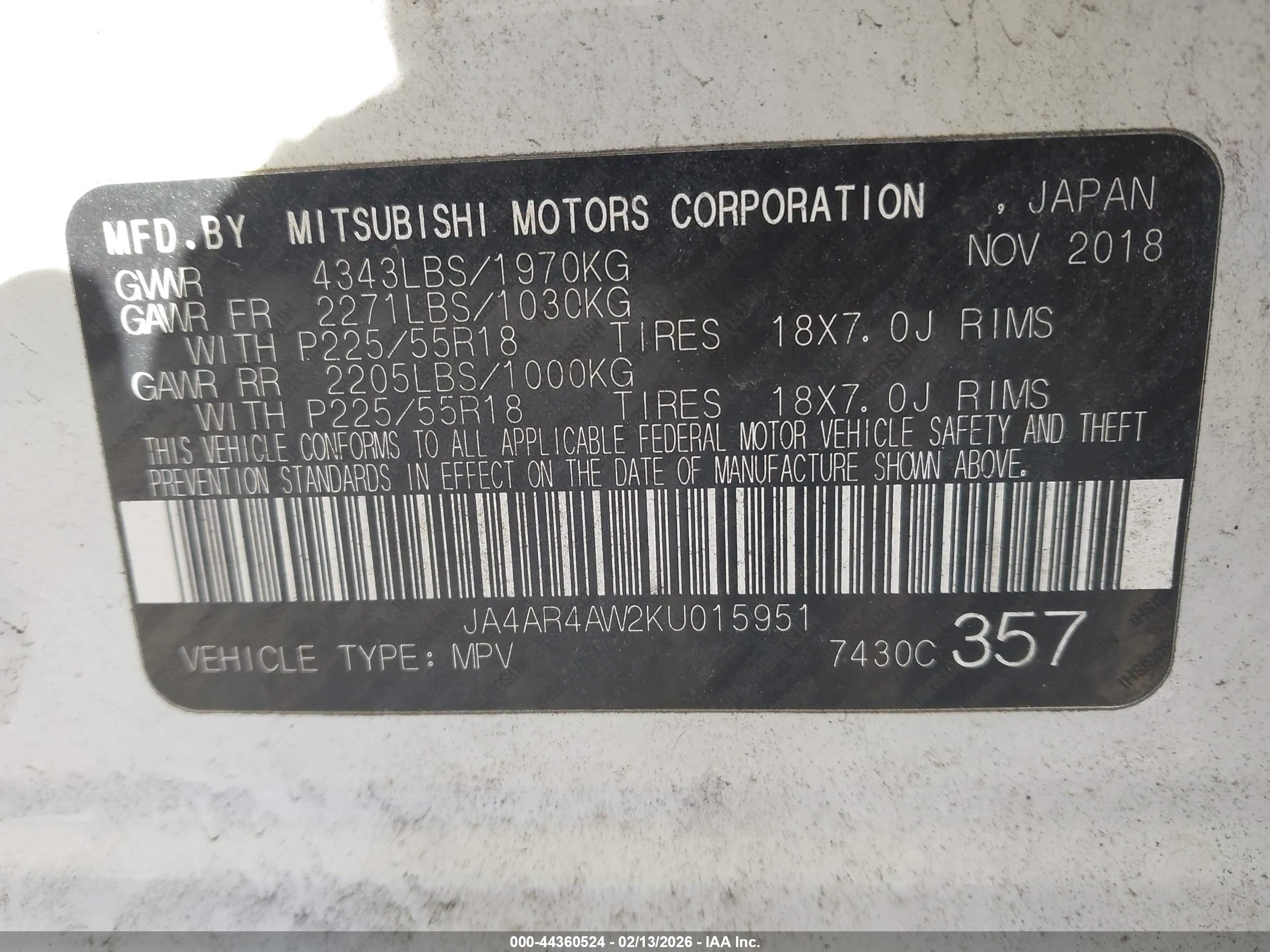 MITSUBISHI OUTLANDER image 9
