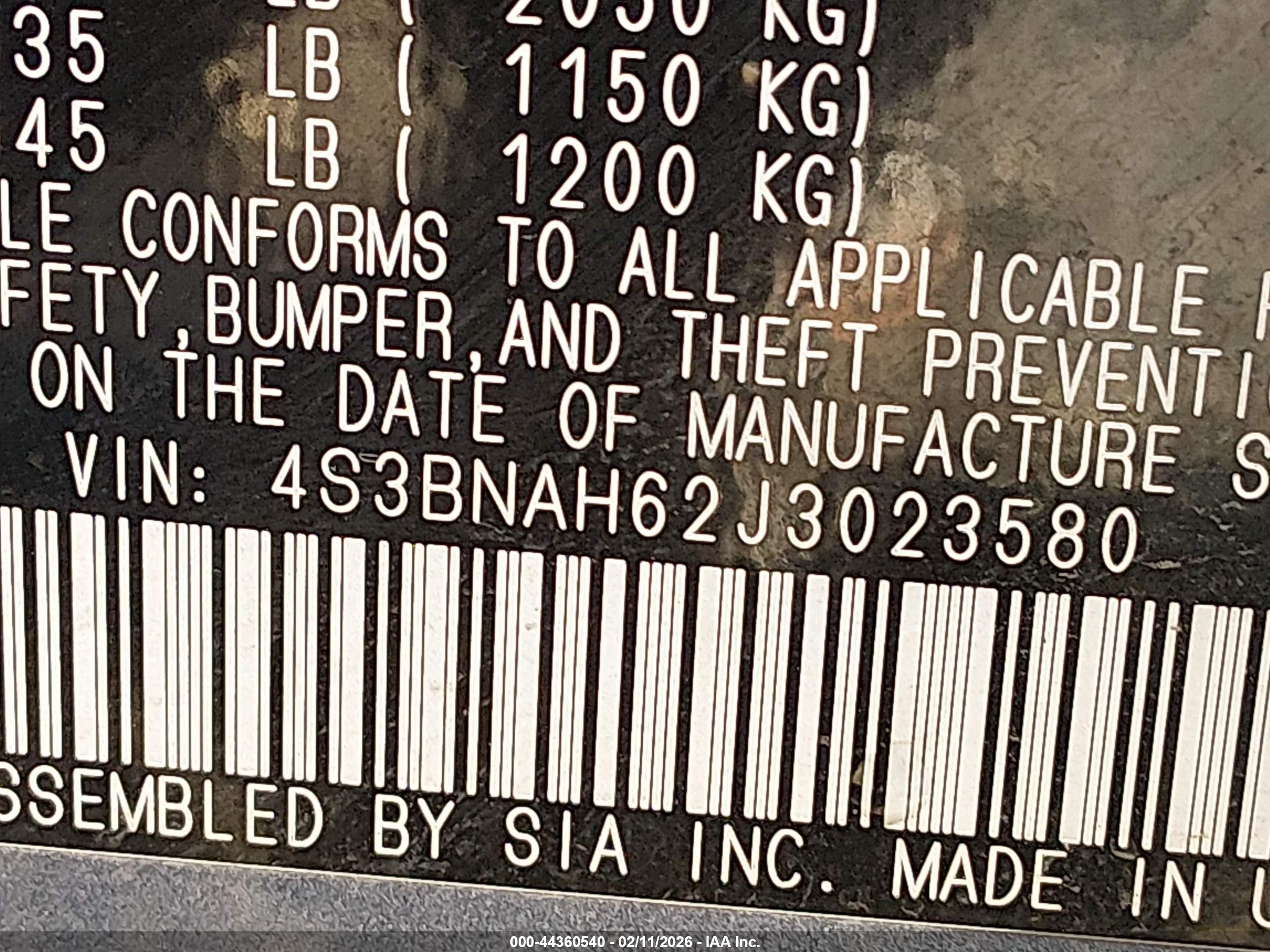 SUBARU LEGACY image 9
