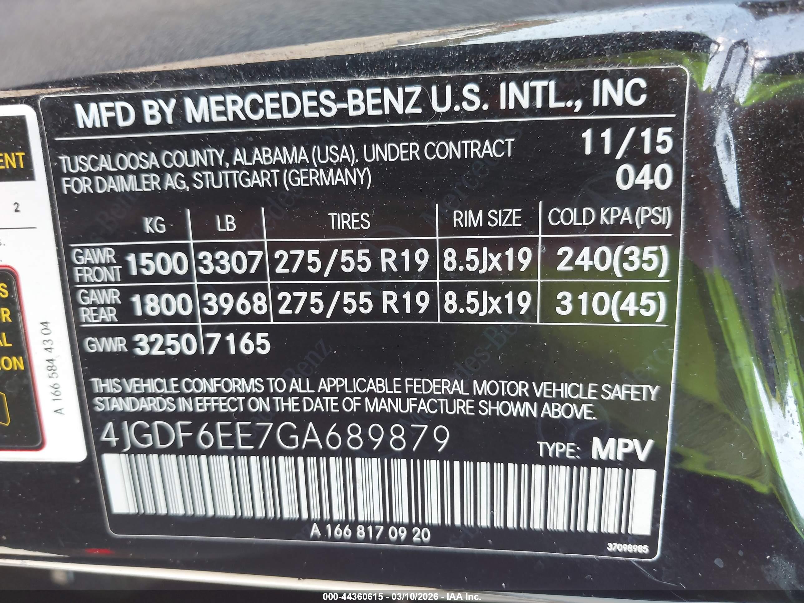 MERCEDES-BENZ GL image 9