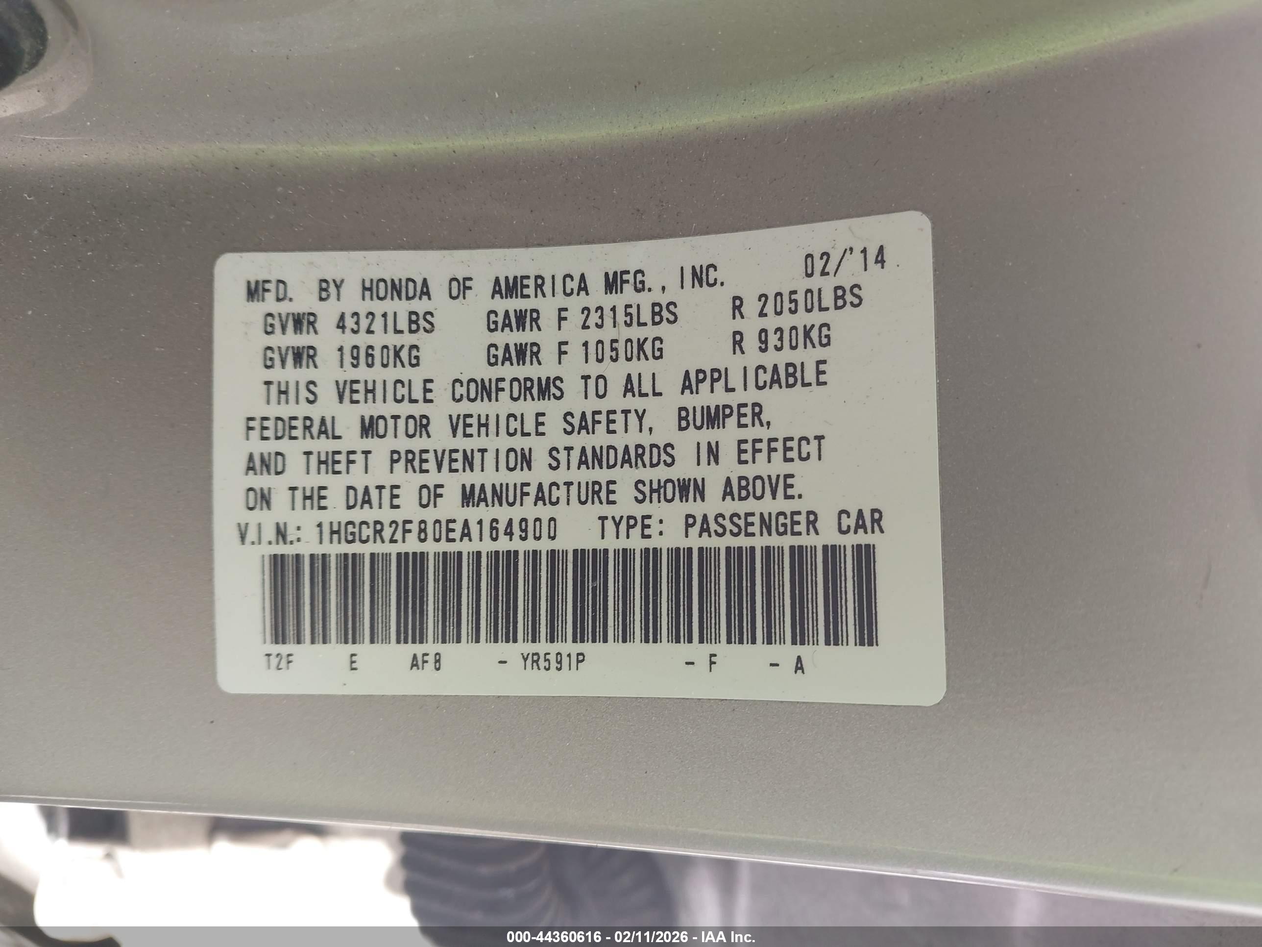 HONDA ACCORD image 9