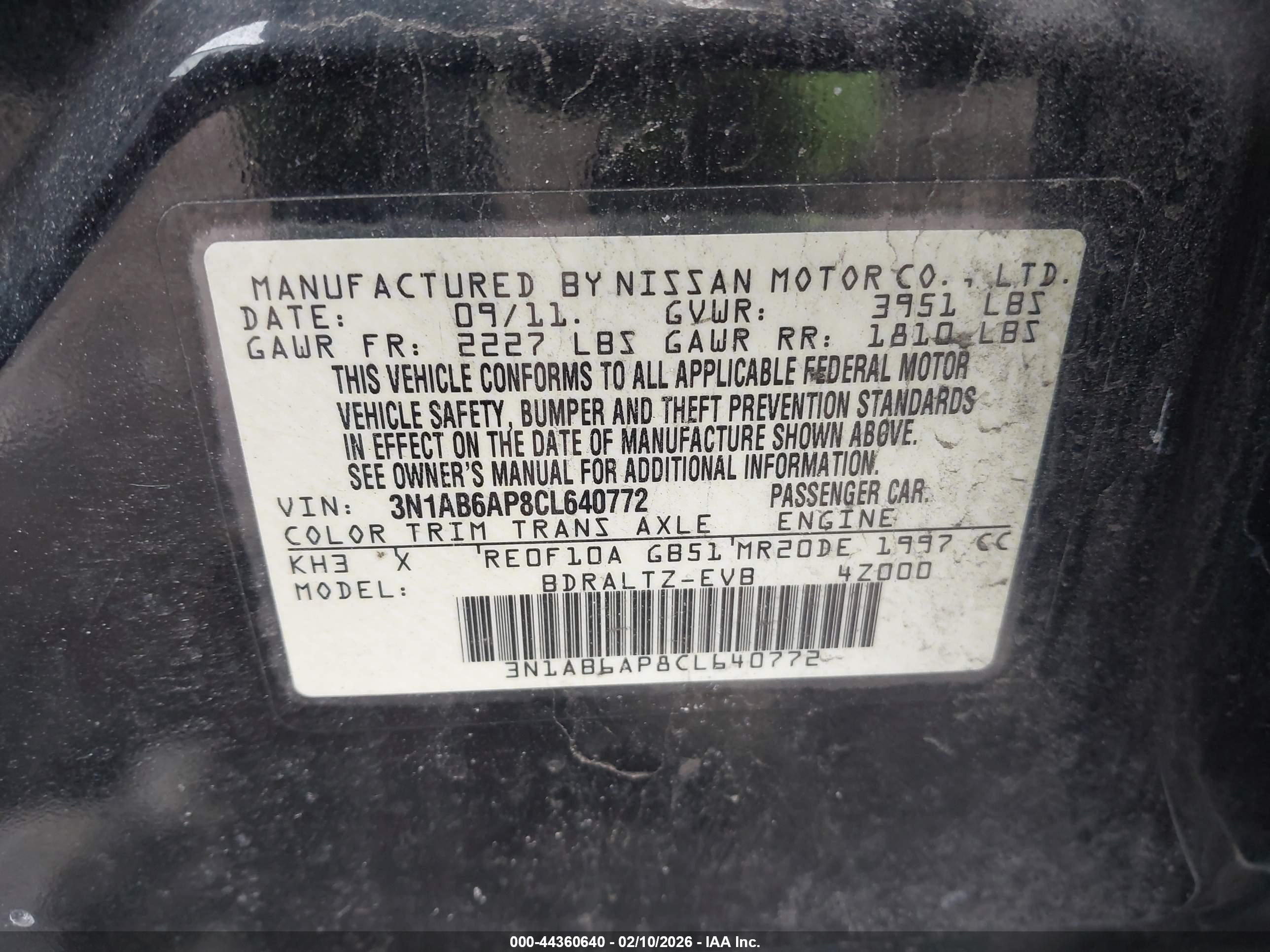 NISSAN SENTRA image 9