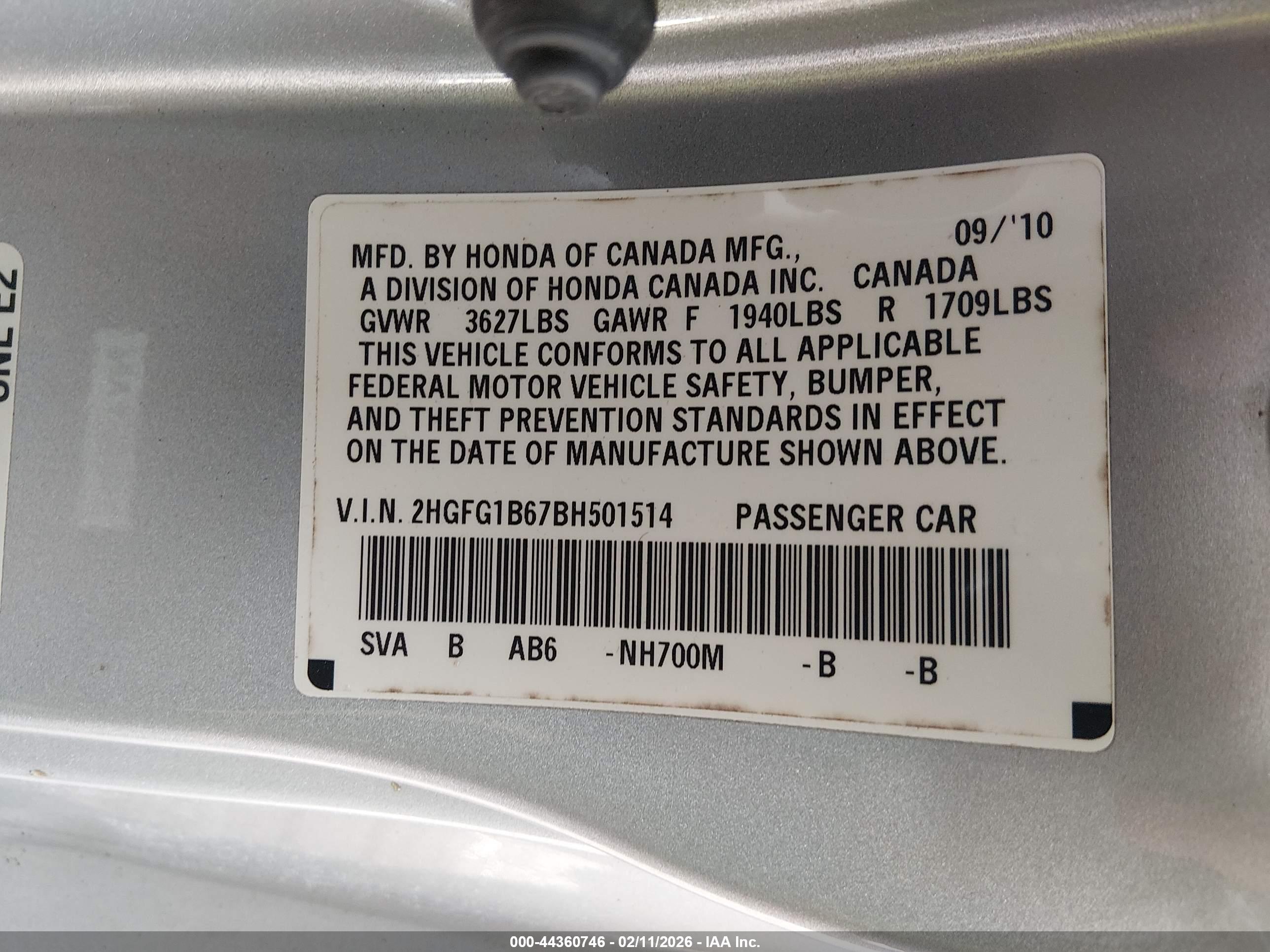 HONDA CIVIC image 9