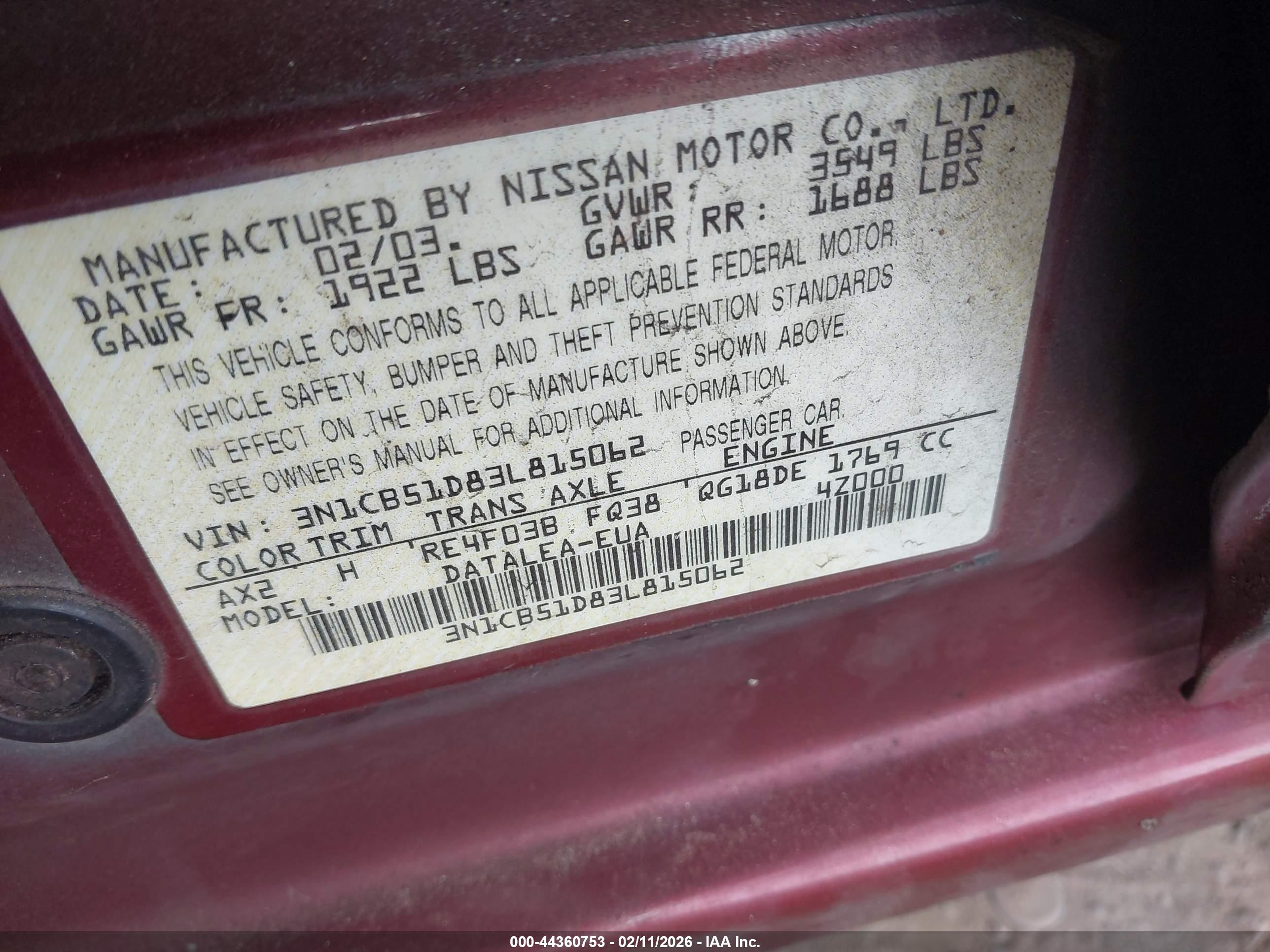 NISSAN SENTRA image 9