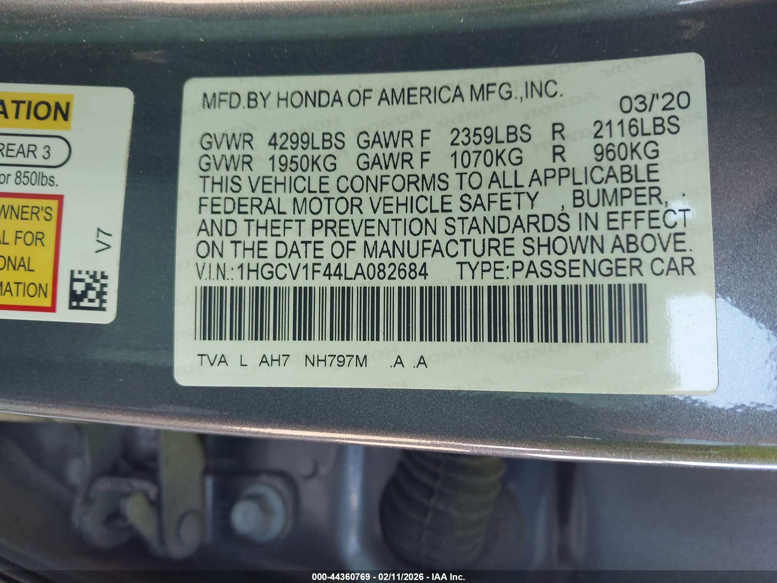 HONDA ACCORD image 9