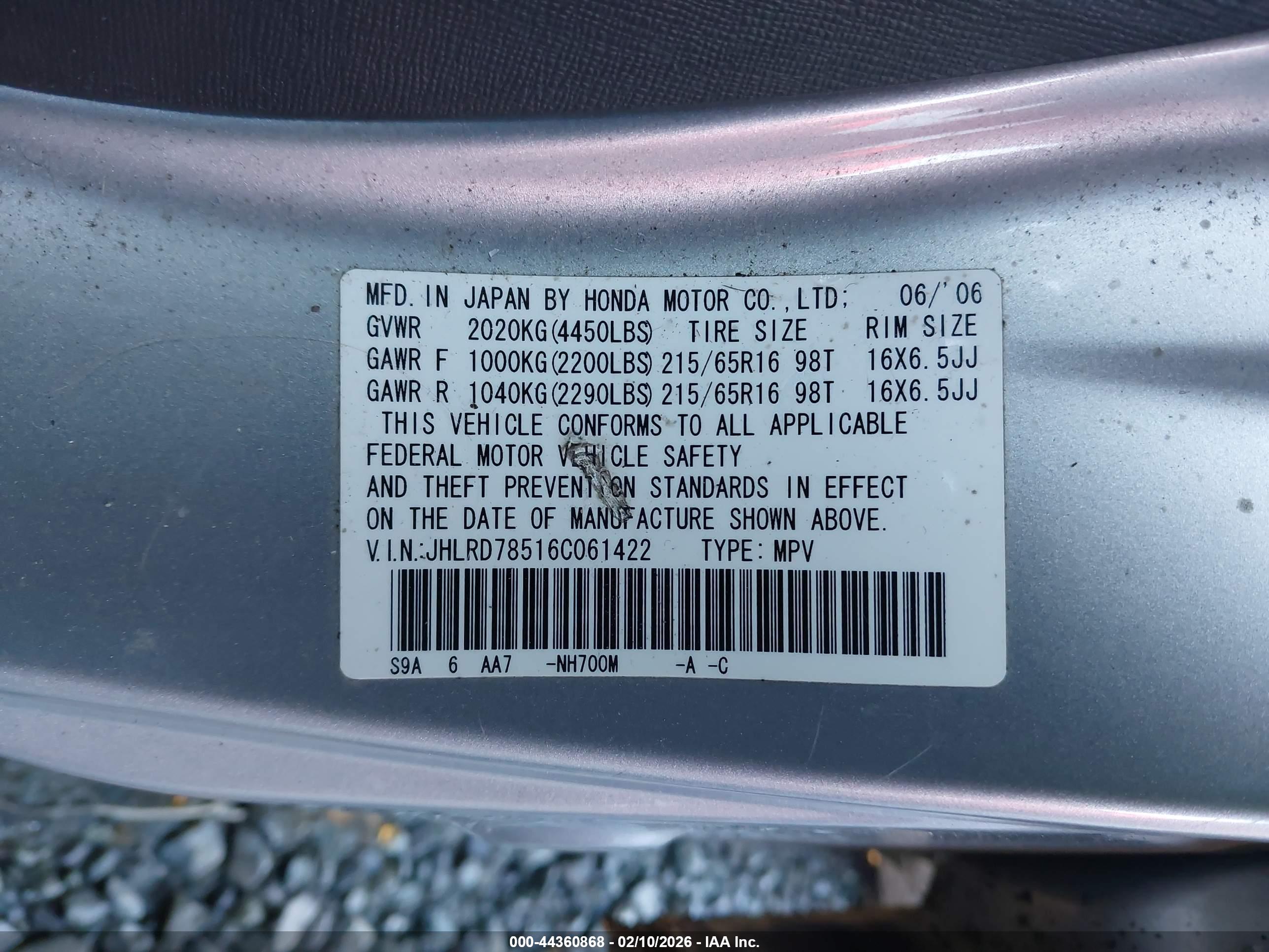 HONDA CR-V image 9