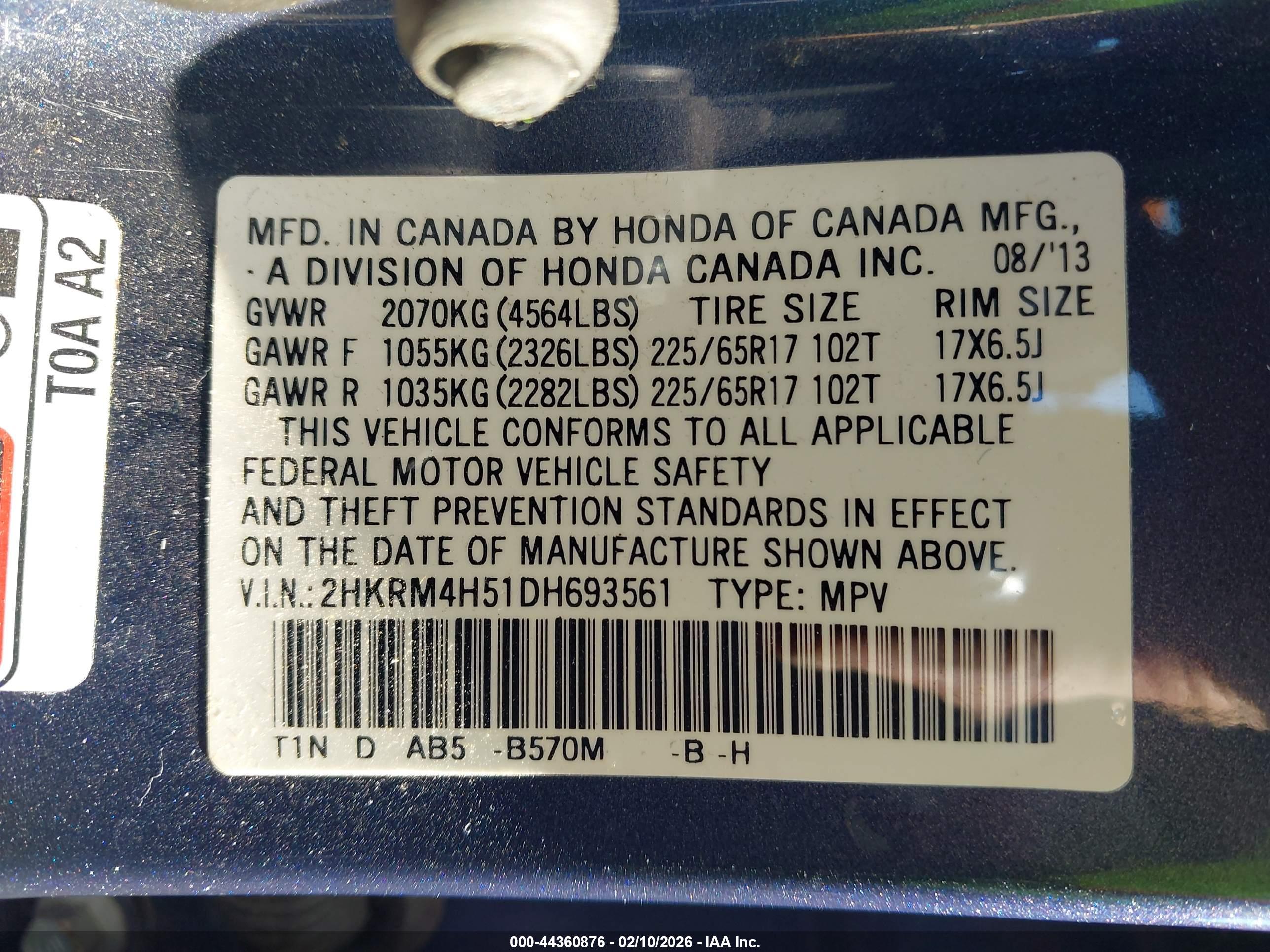 HONDA CR-V image 9