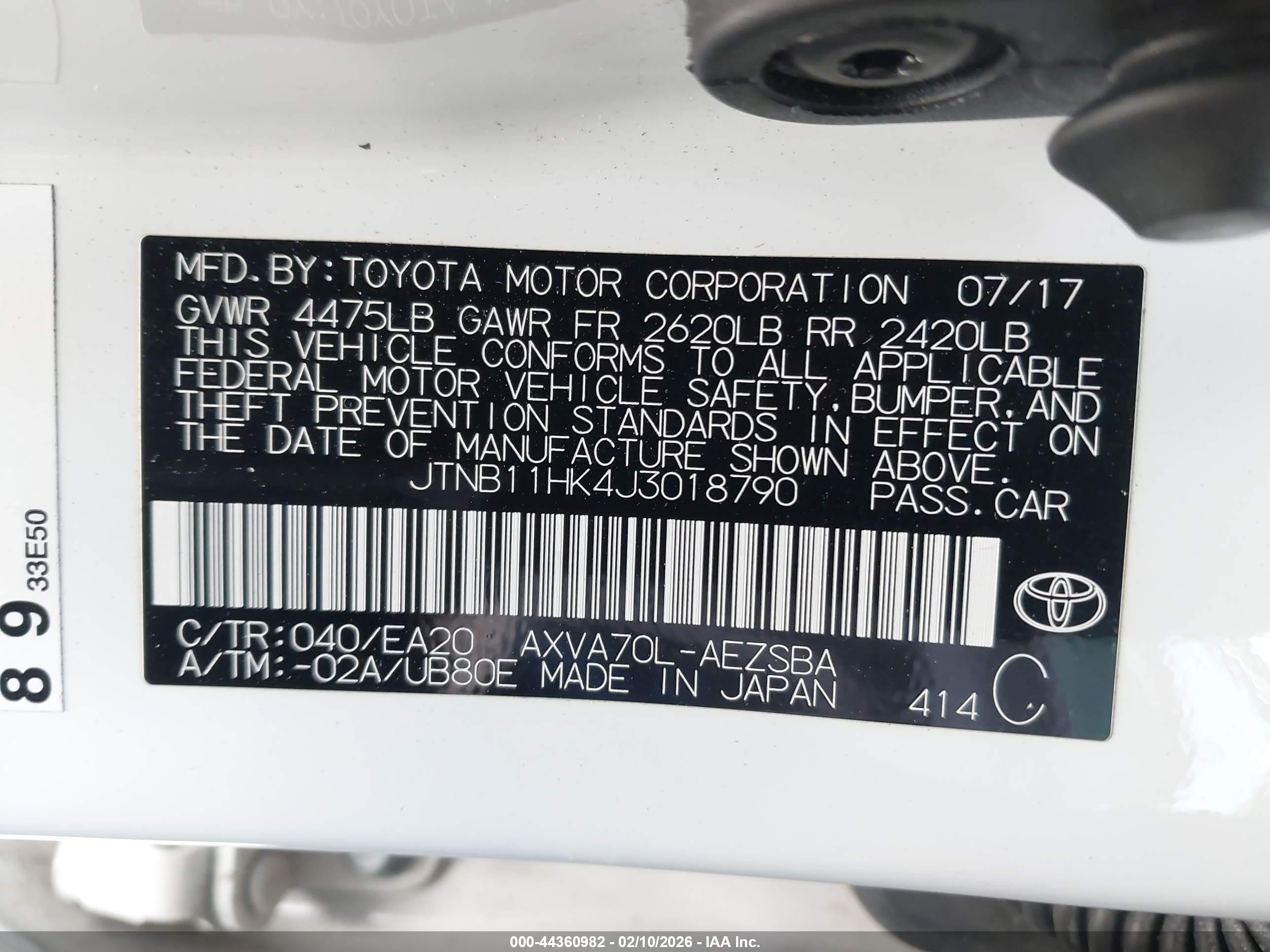 TOYOTA CAMRY image 9