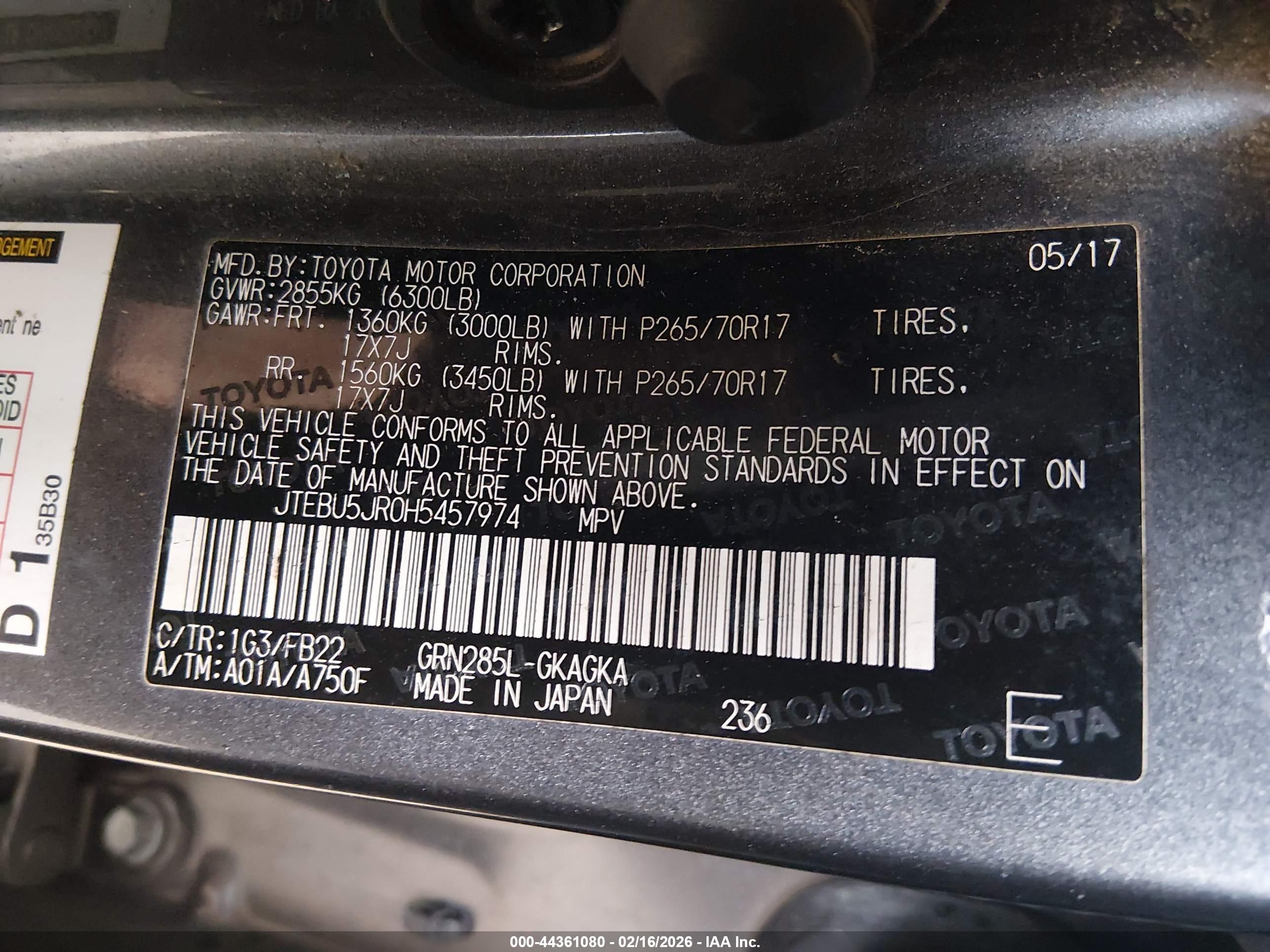 TOYOTA 4RUNNER image 9