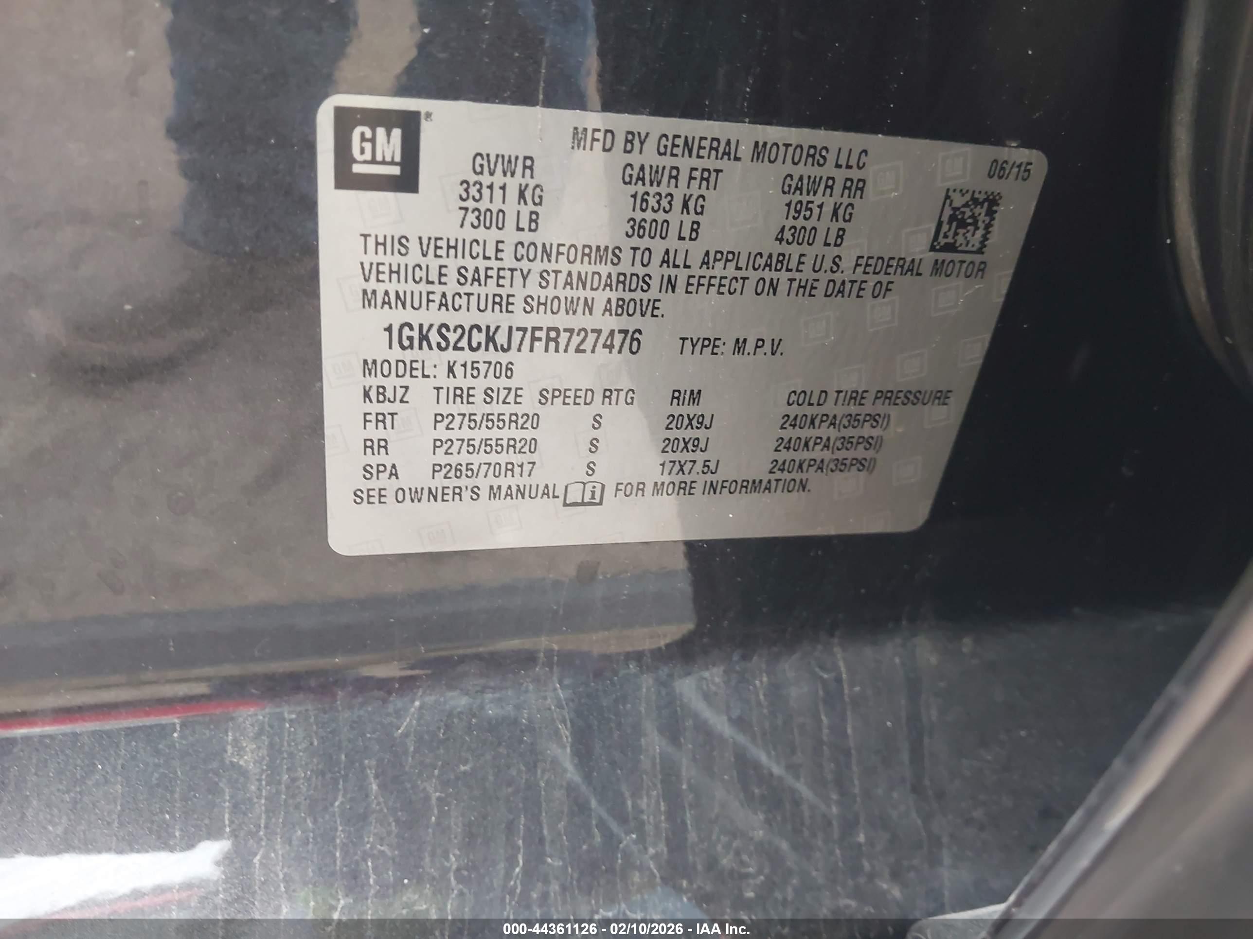 GMC YUKON image 9