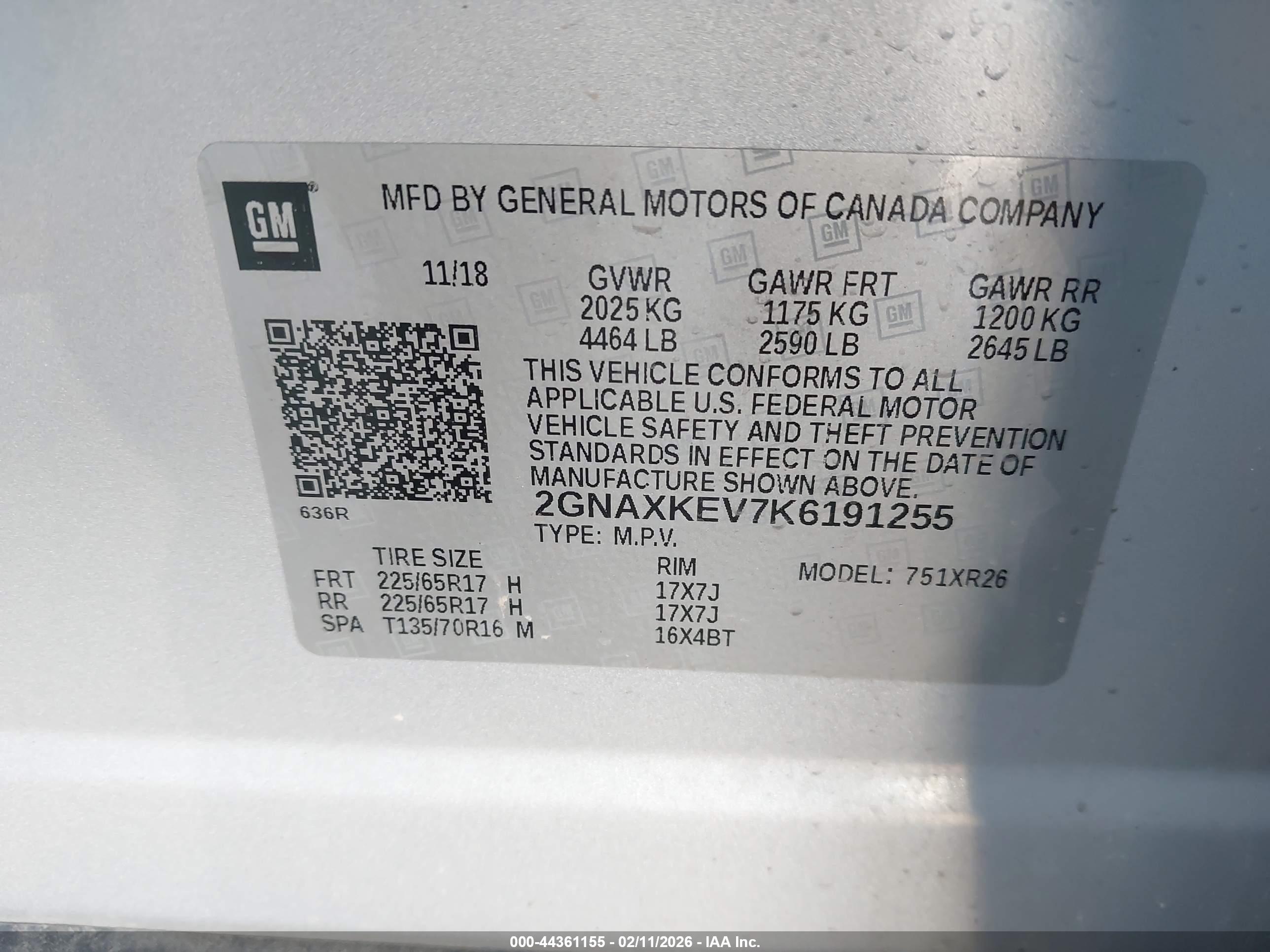CHEVROLET EQUINOX image 9