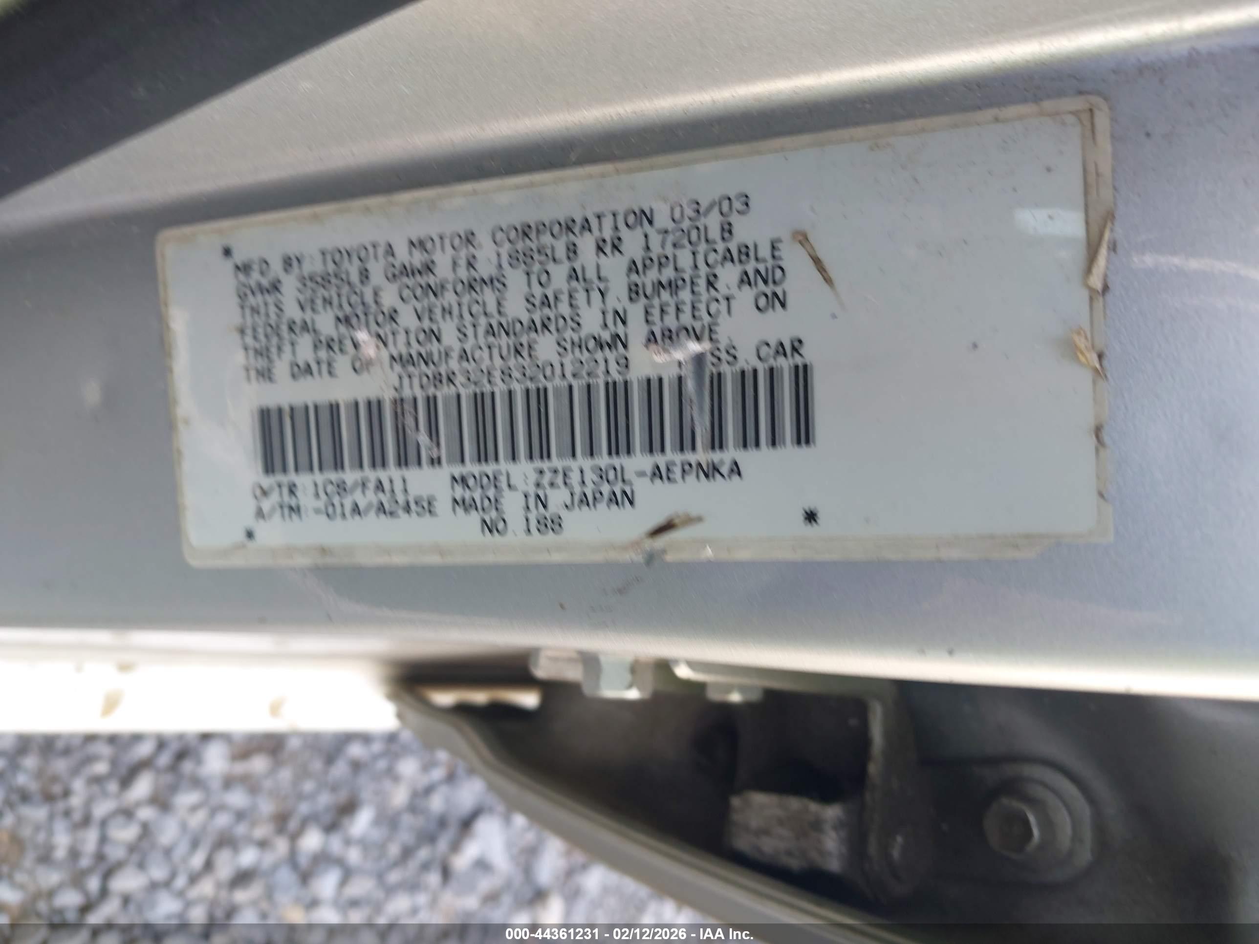 TOYOTA COROLLA image 9