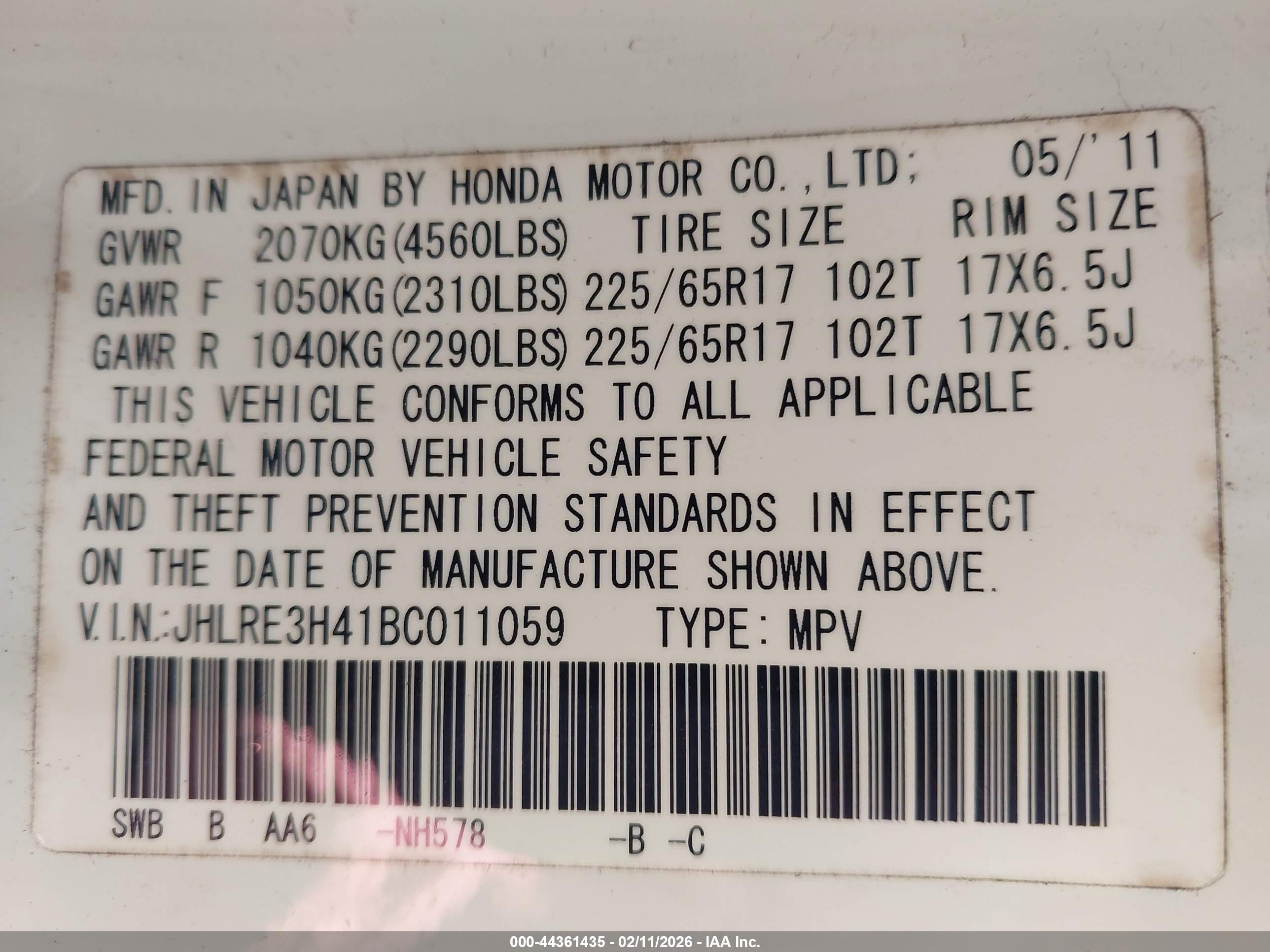 HONDA CR-V image 9