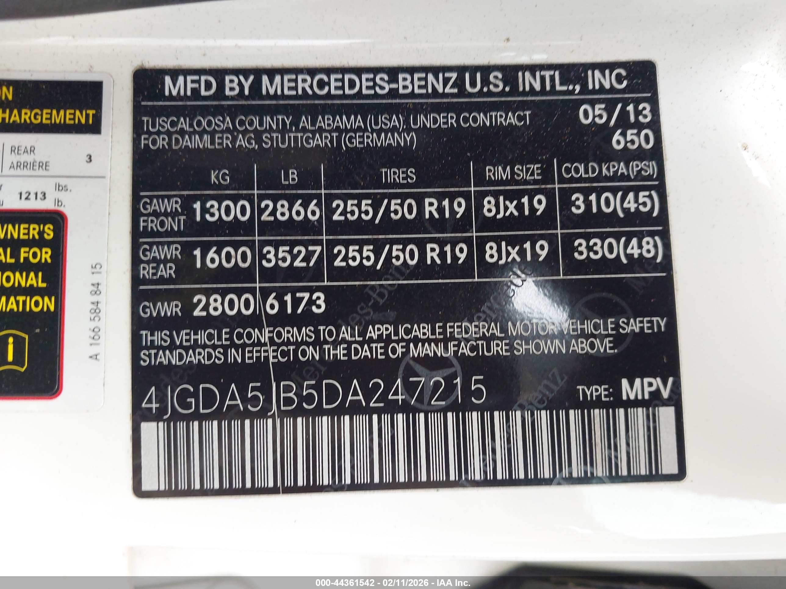 MERCEDES-BENZ ML image 9