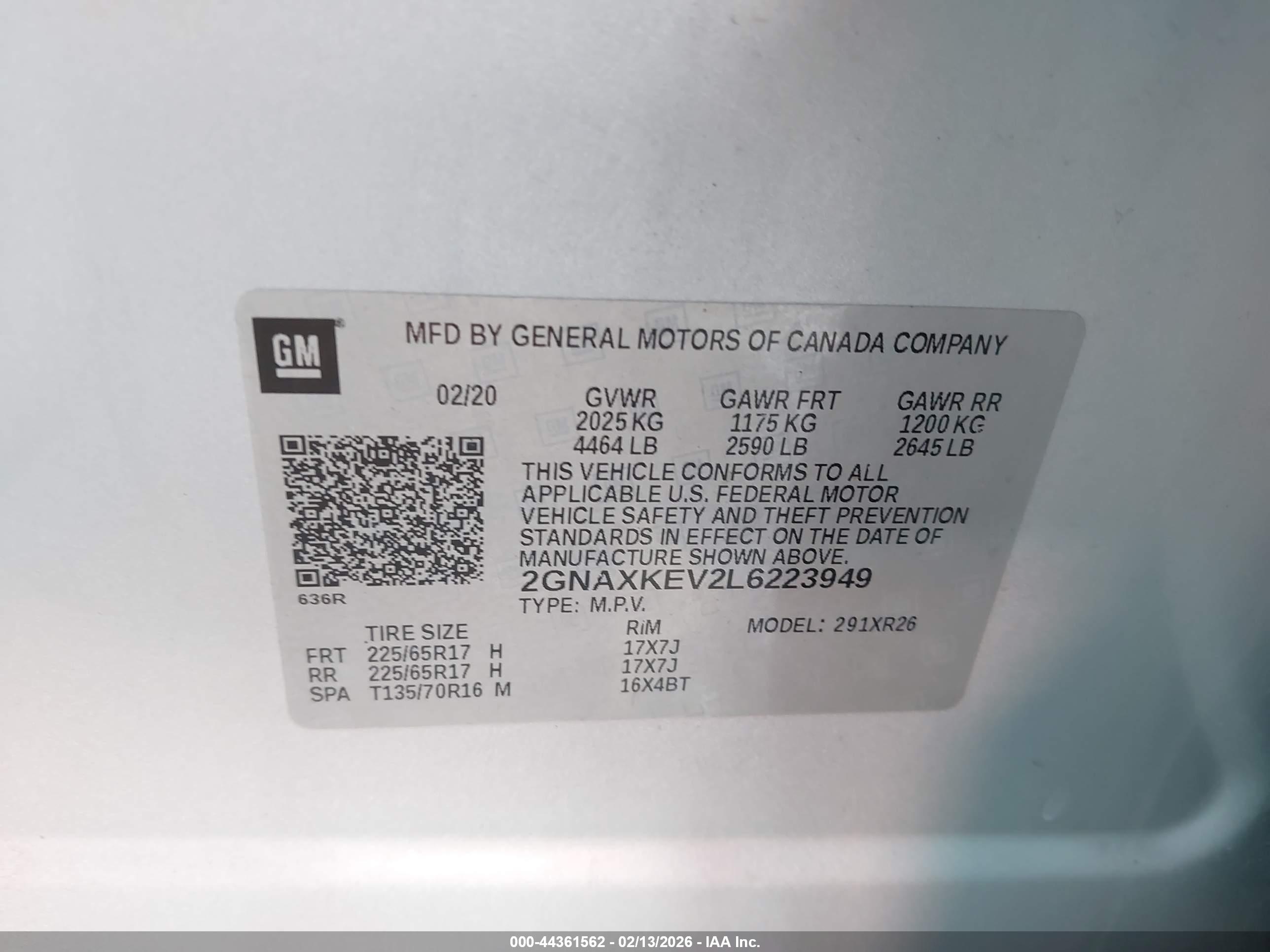 CHEVROLET EQUINOX image 9