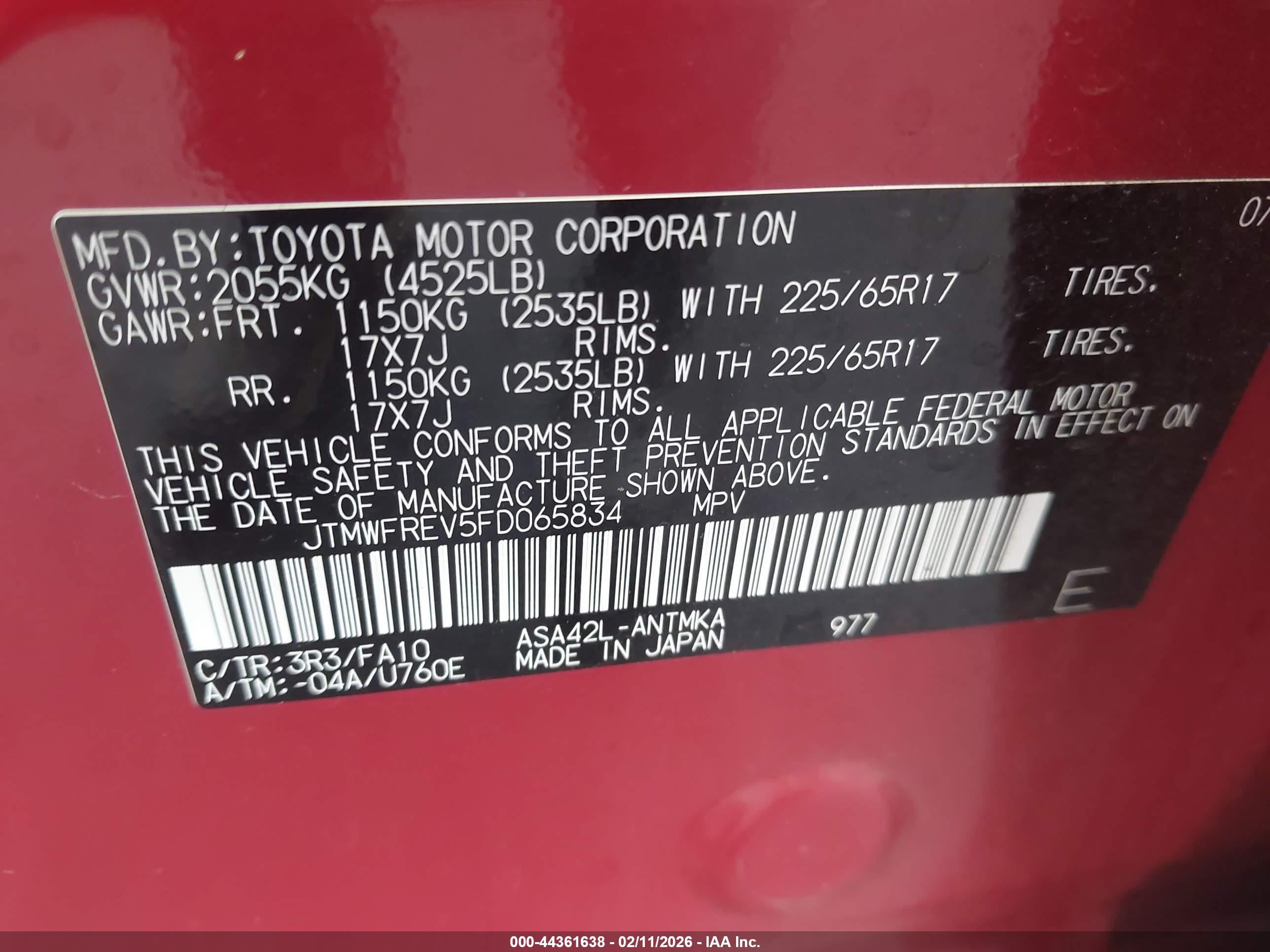 TOYOTA RAV4 image 9