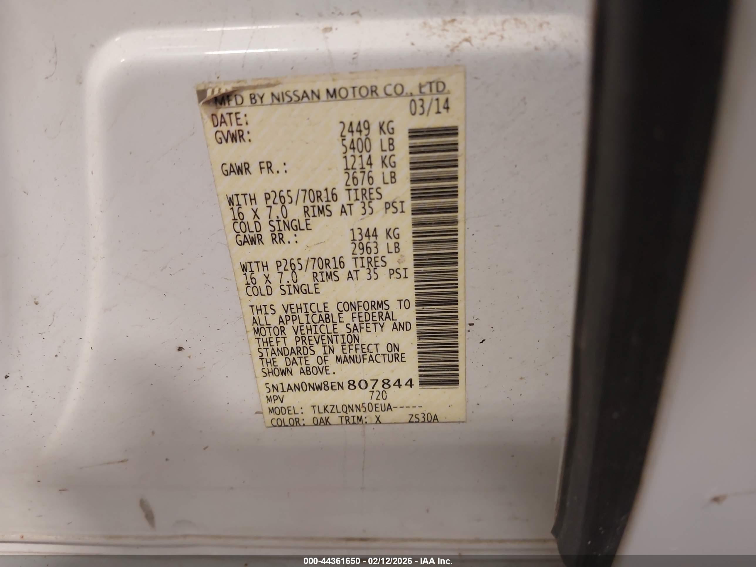 NISSAN XTERRA image 9