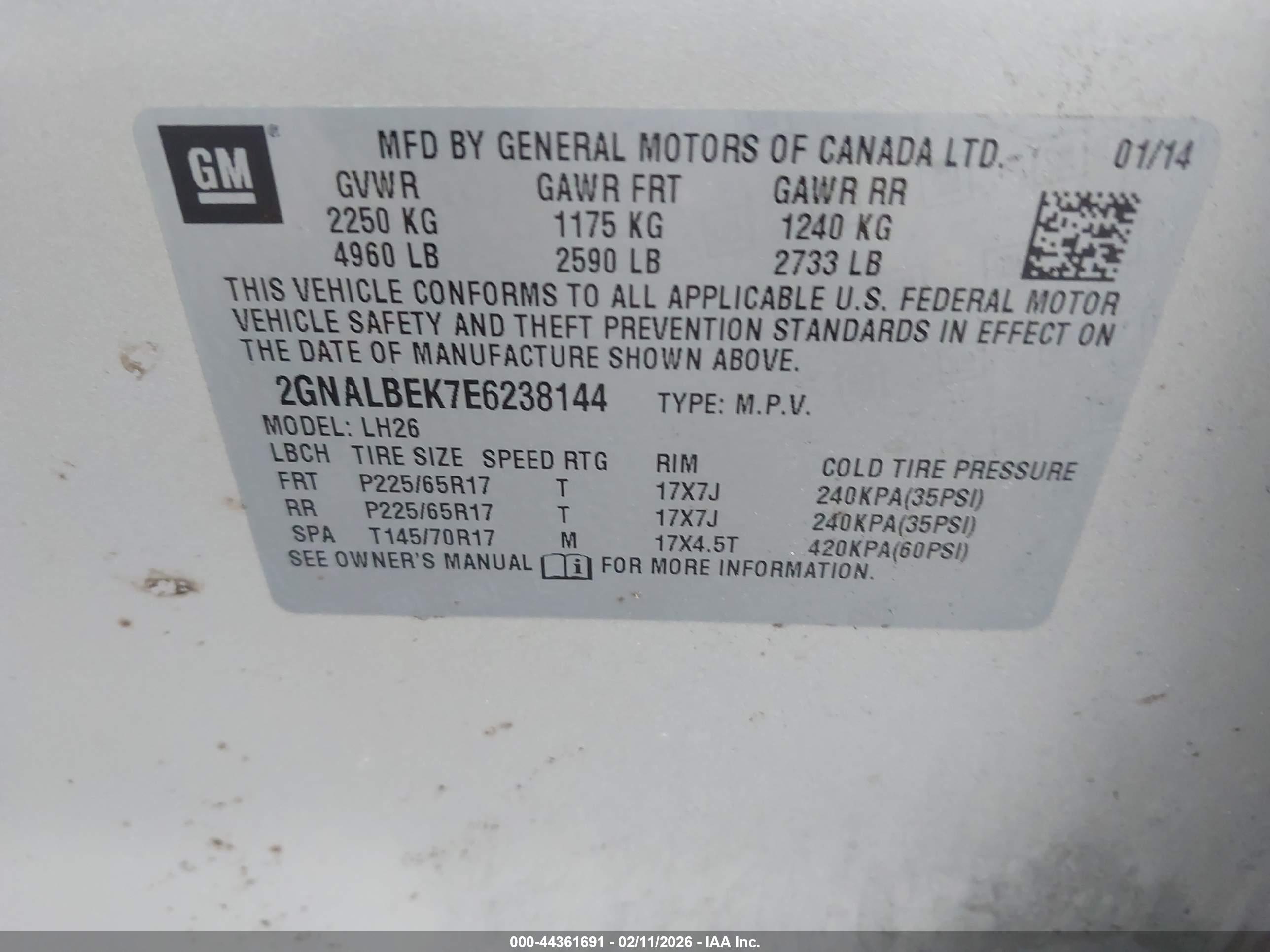 CHEVROLET EQUINOX image 9