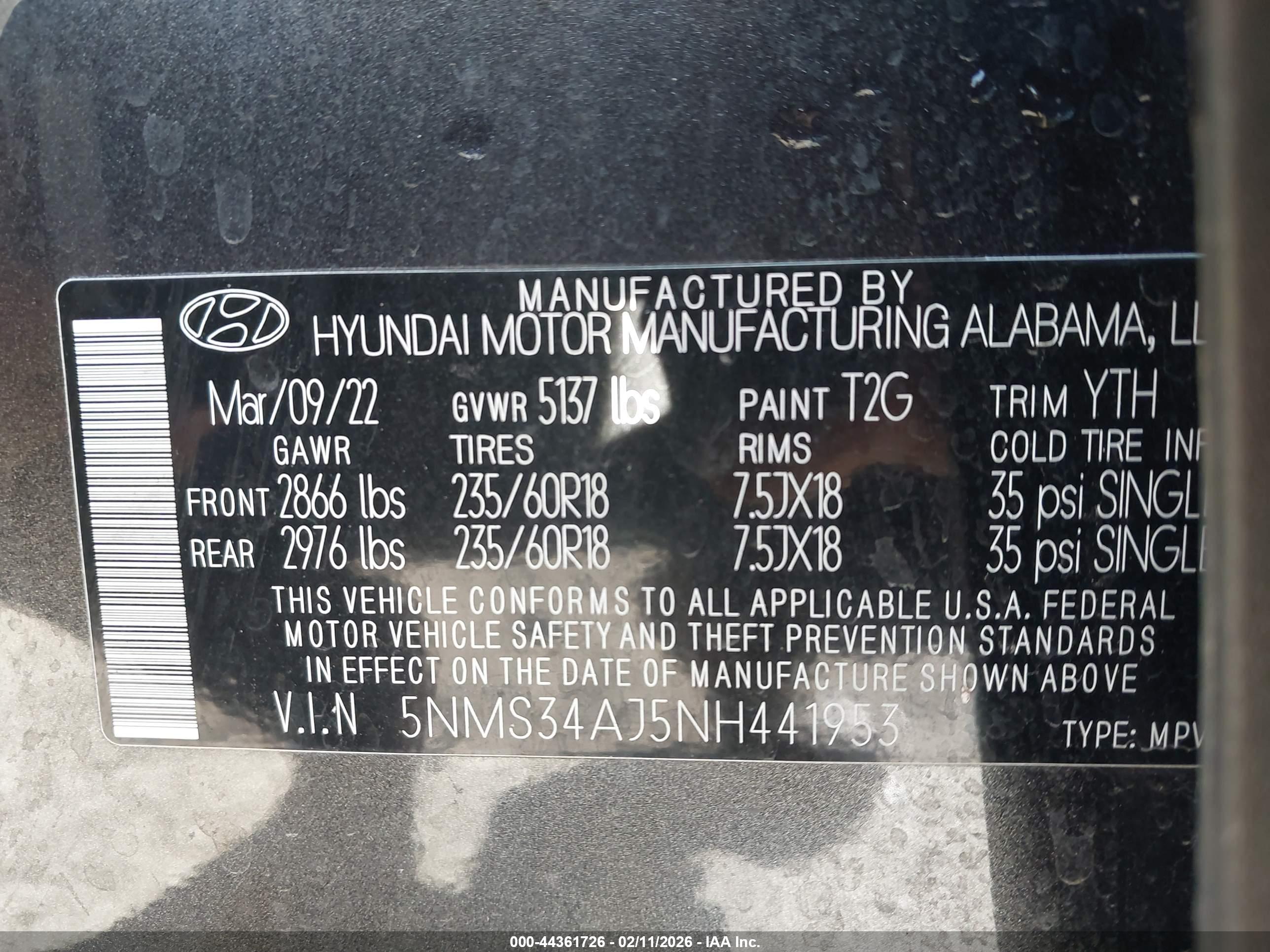 HYUNDAI SANTA image 9