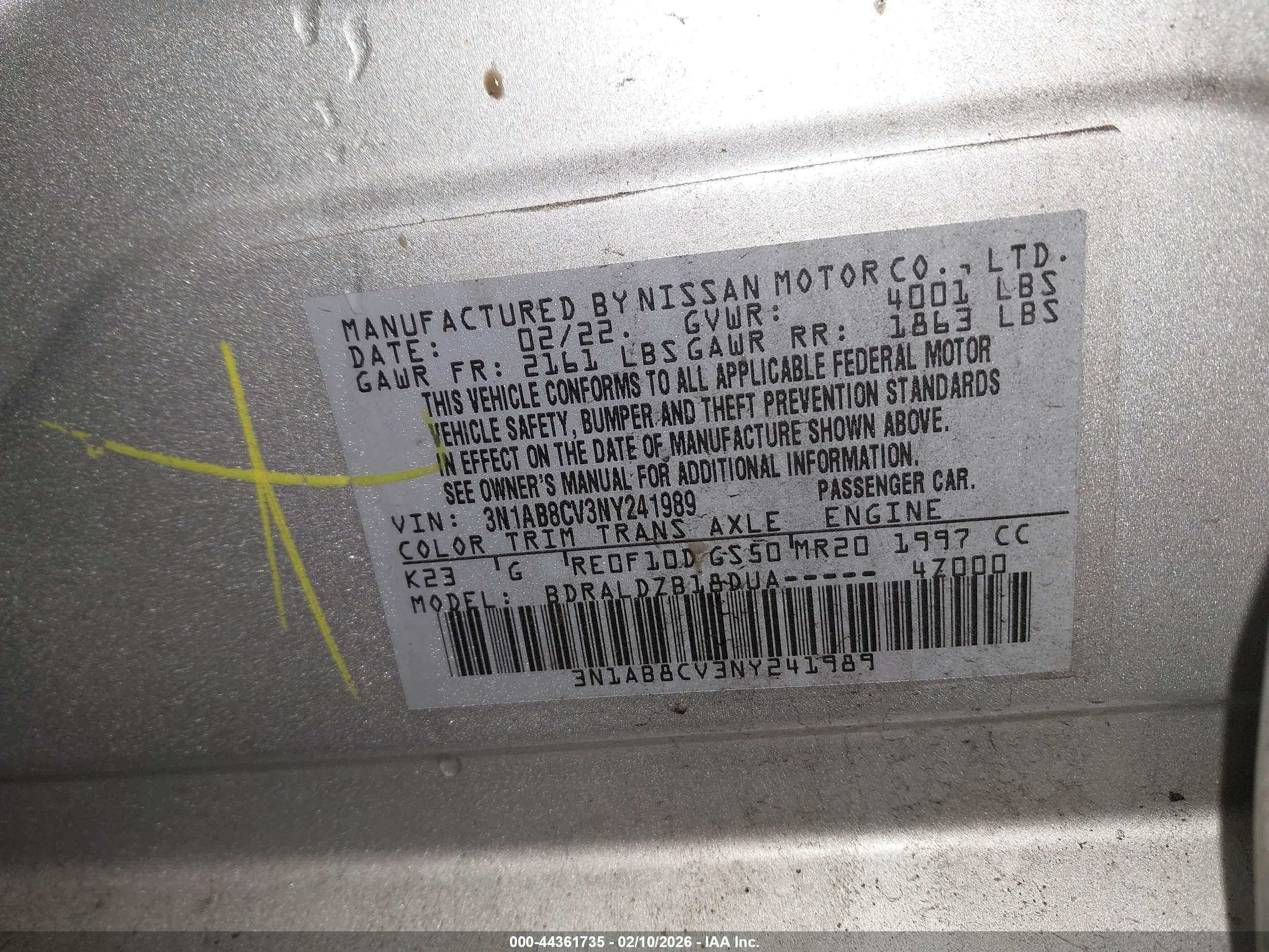 NISSAN SENTRA image 9