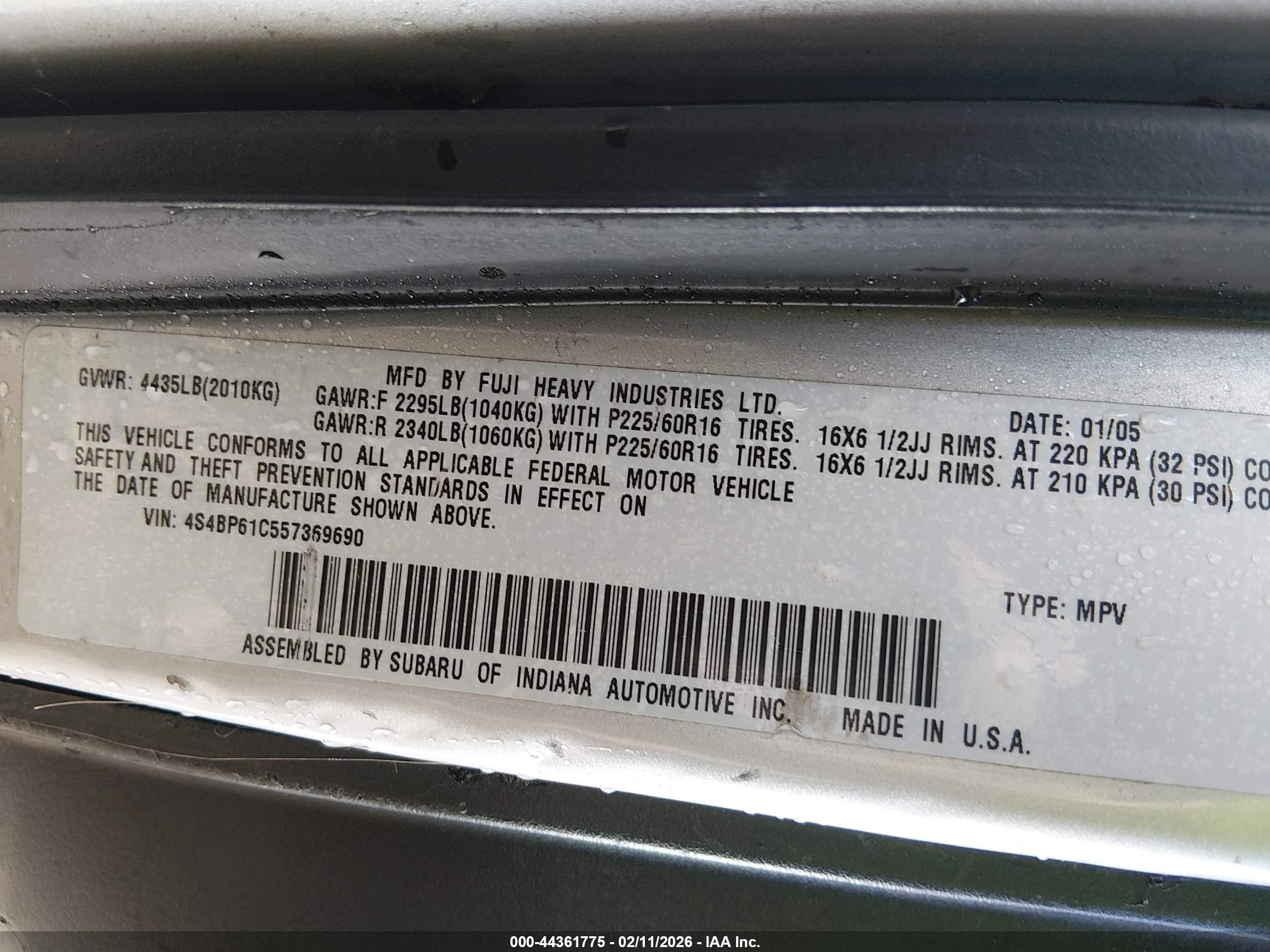 SUBARU OUTBACK image 9