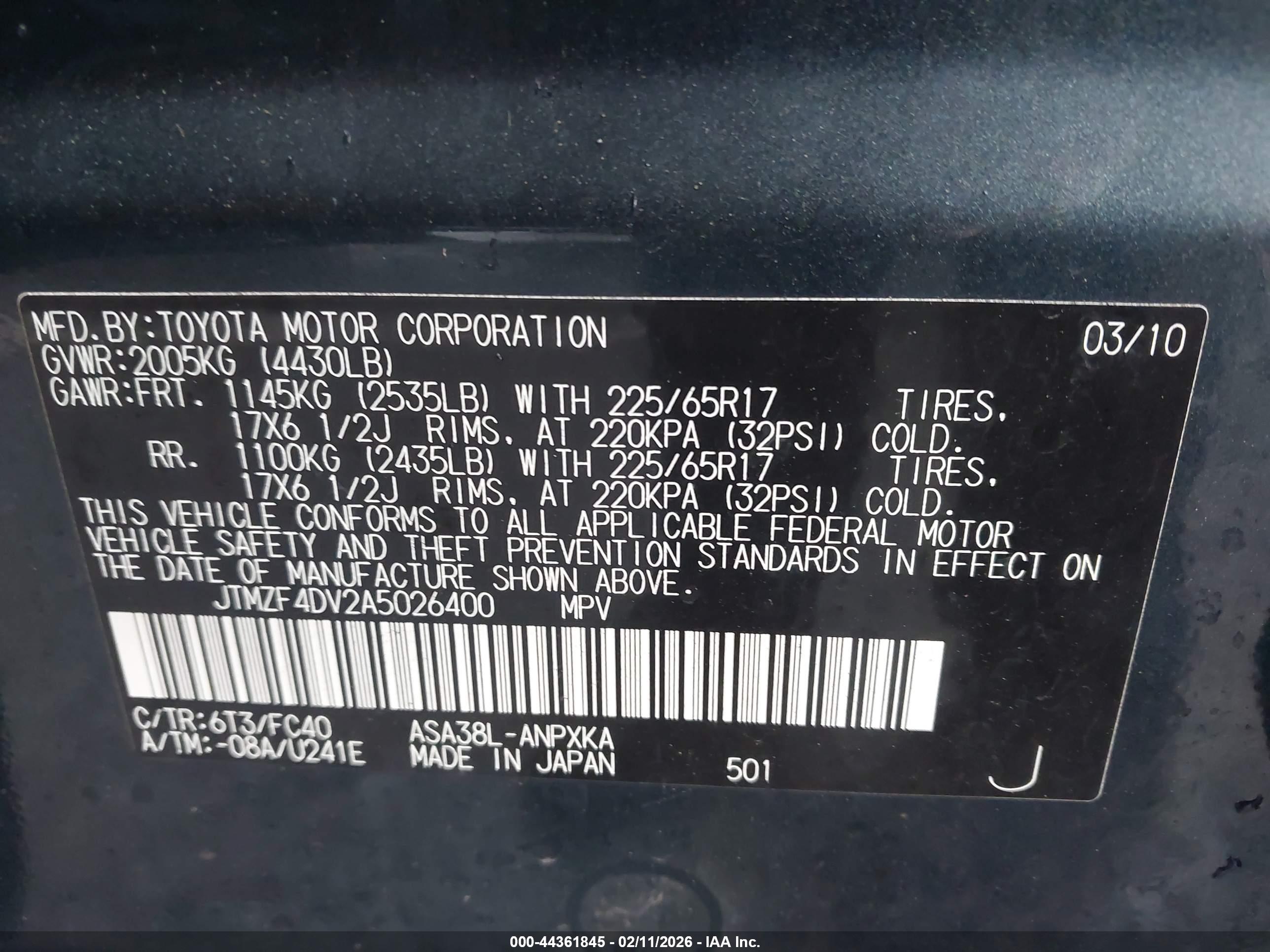 TOYOTA RAV4 image 9